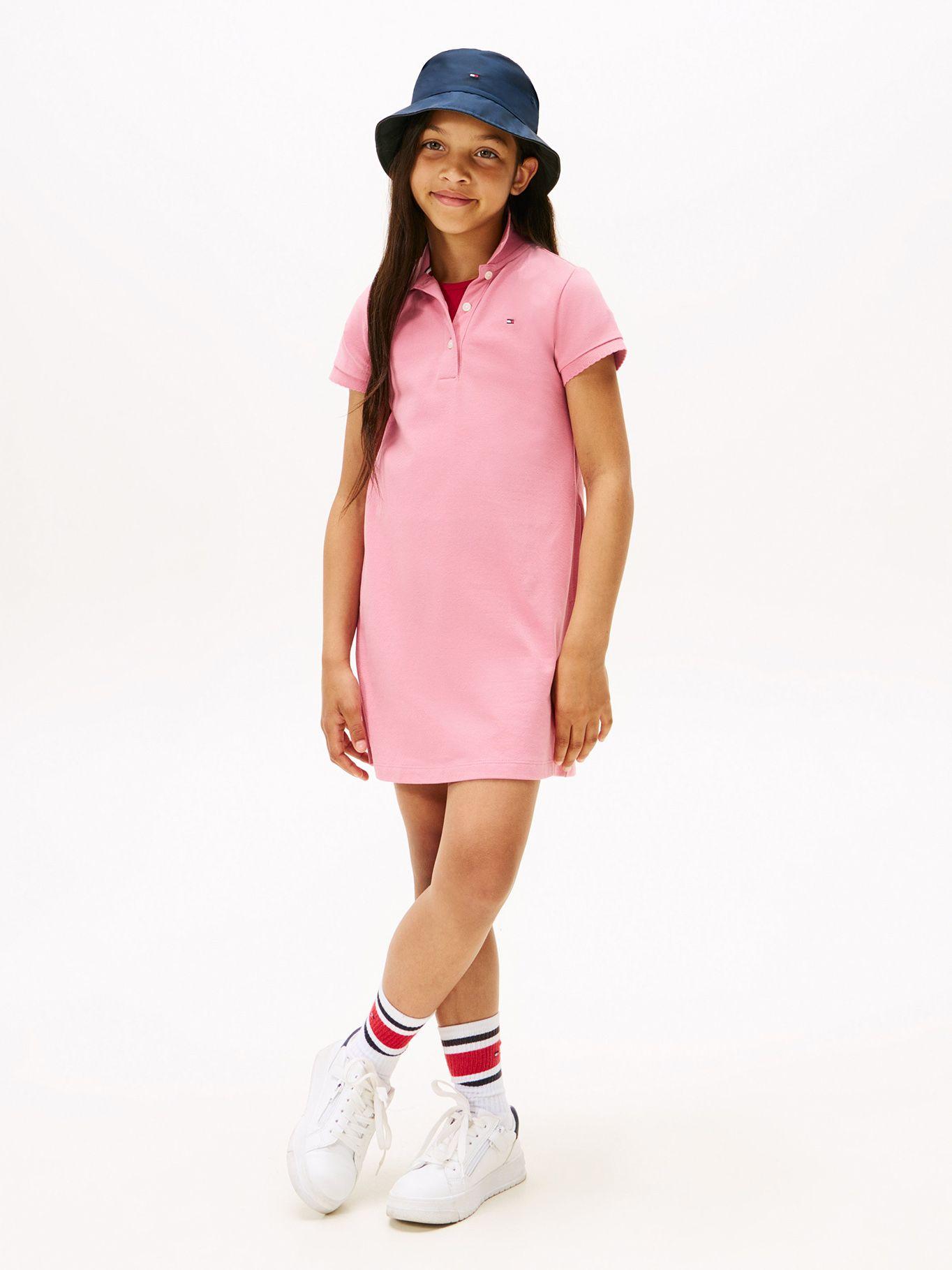 Vestido Polo Essential Rosado Tommy Hilfiger-0