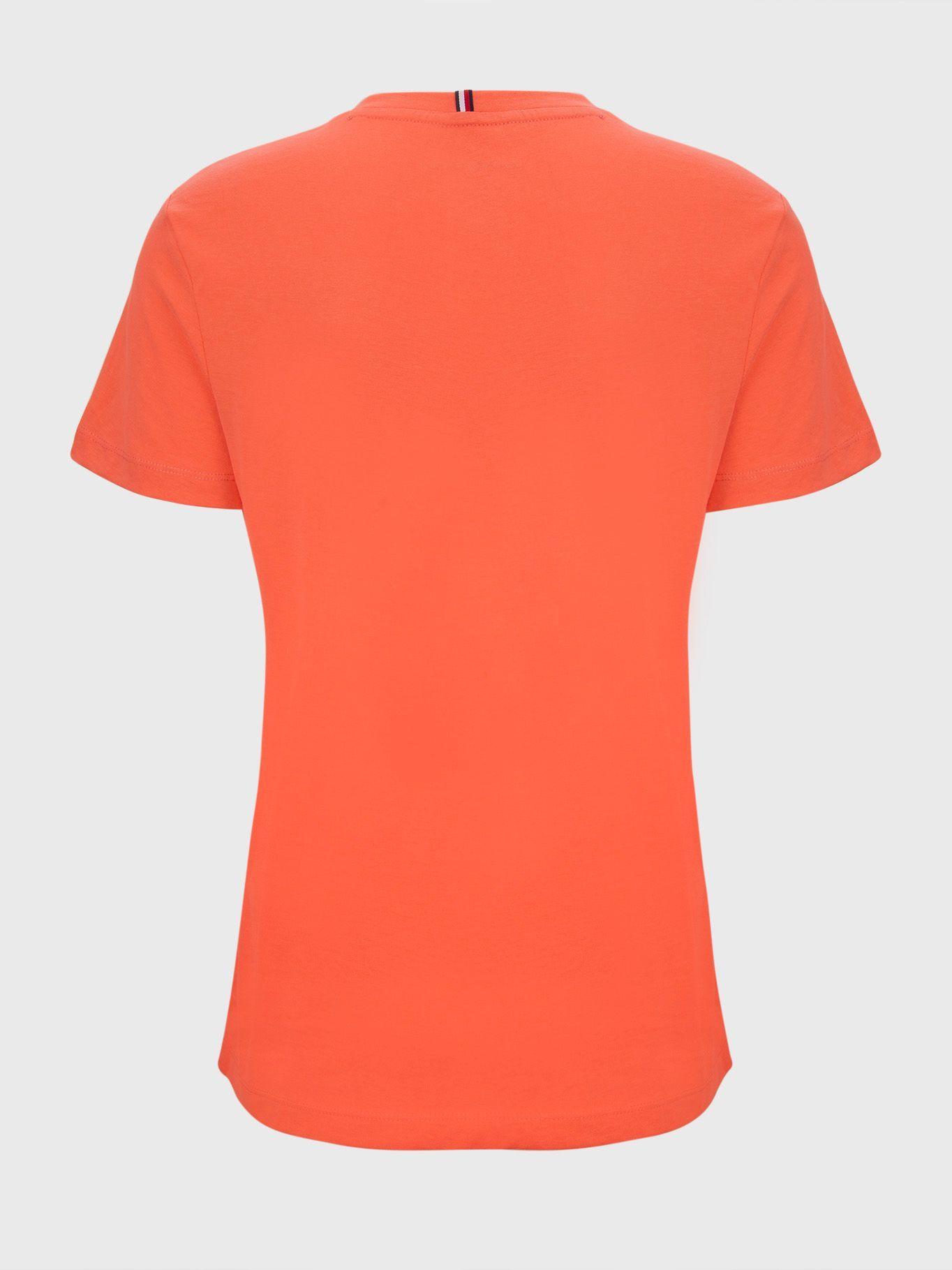 Polera Logo Gráfico C-Neck Rosado Tommy Hilfiger M23-1