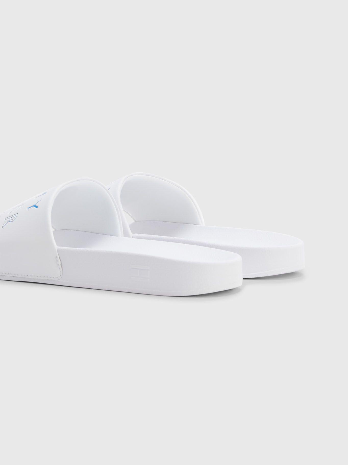 Sandalias Con Logo En Relieve Blanco Tommy Hilfiger-1