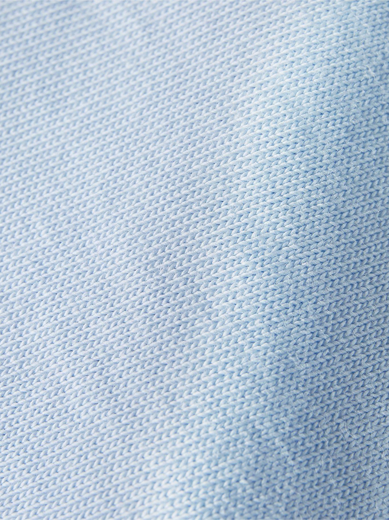 Polera Stacked Tommy Flag Celeste Tommy Hilfiger-5