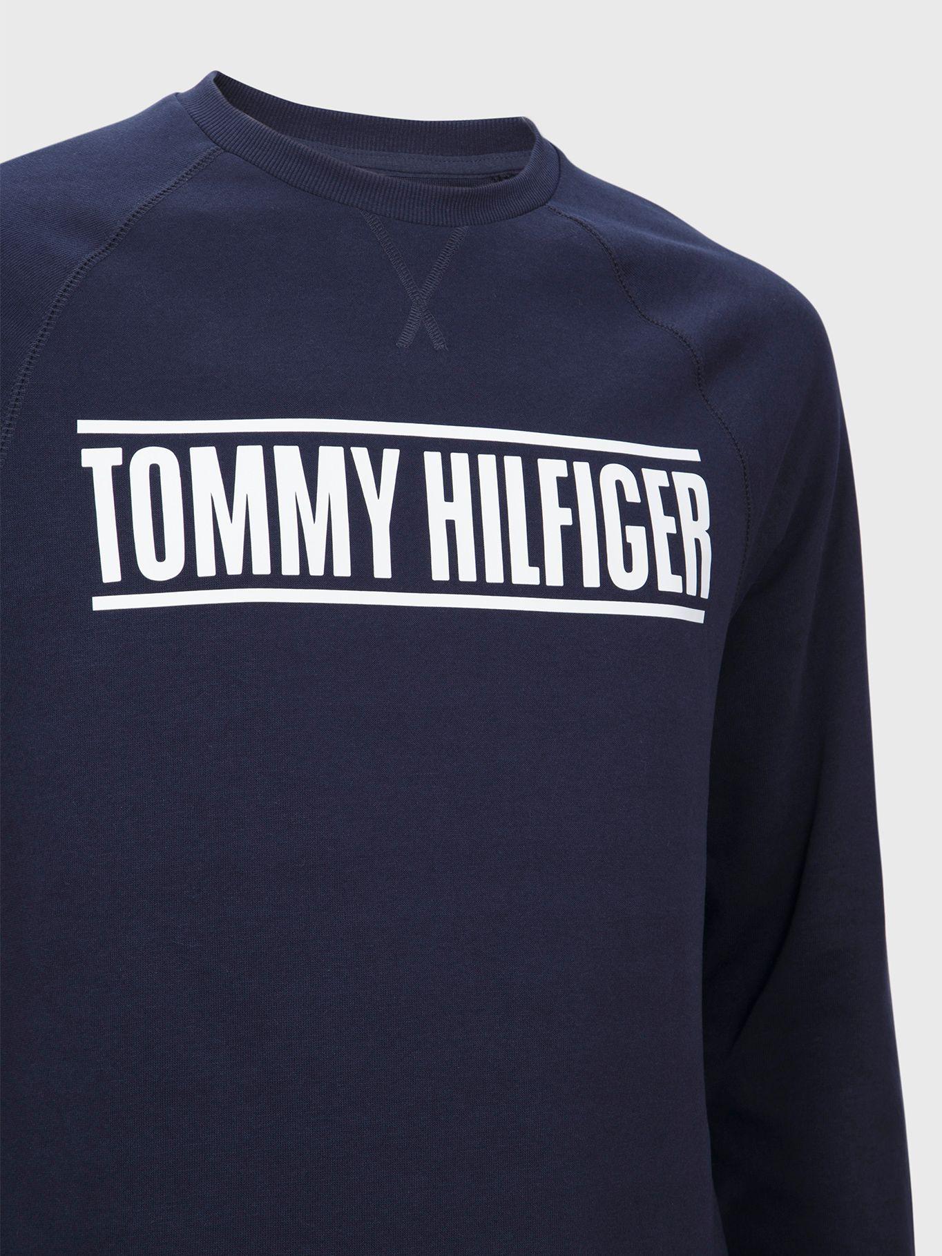 Top Pijama C-Neck Logo Azul Tommy Hilfiger M2-2