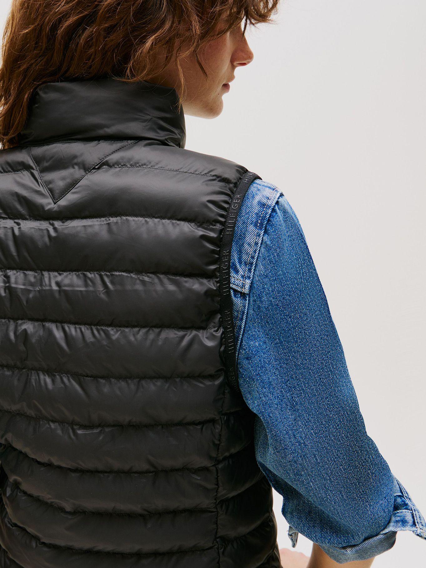 Parka Vest Acolchada Global Stripe Negro Tommy Hilfiger-3