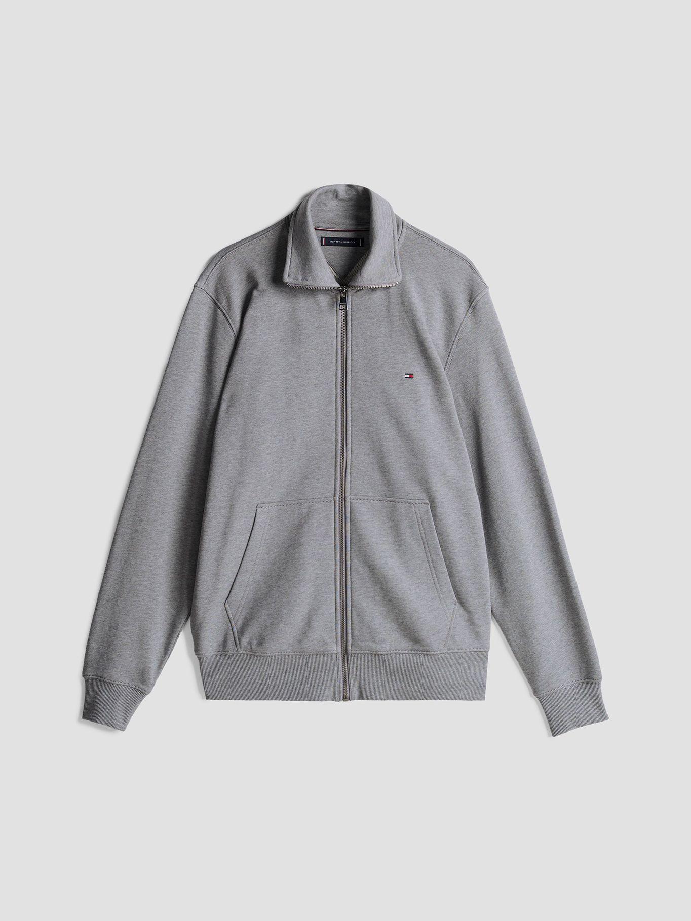 Polerón Essential Terry Con Cierre Gris Tommy Hilfiger-4