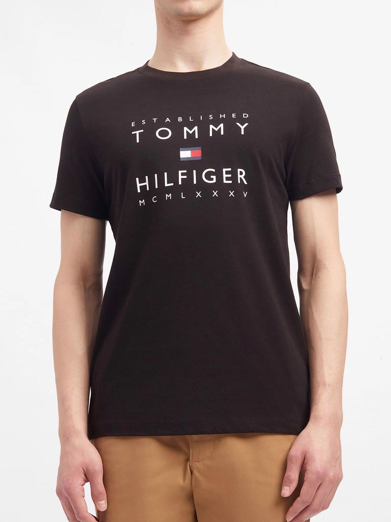 Polera Established Con Logo Negro Tommy Hilfiger-2