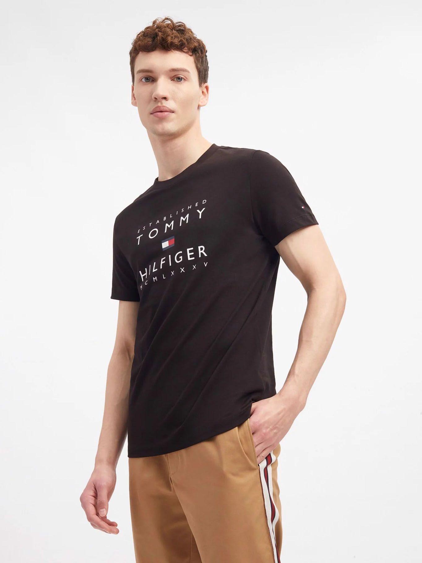 Polera Established Con Logo Negro Tommy Hilfiger-0