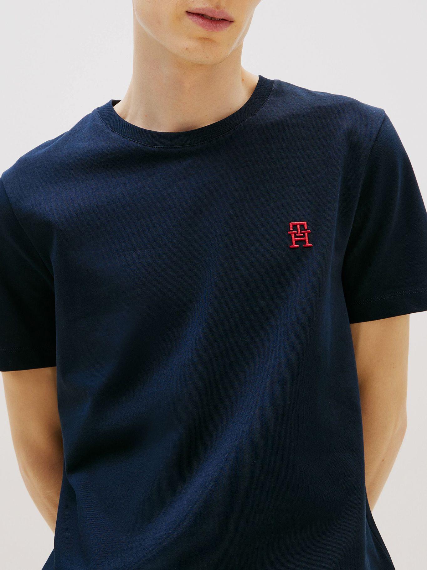 Polera Monogram Logo Azul Tommy Hilfiger-3