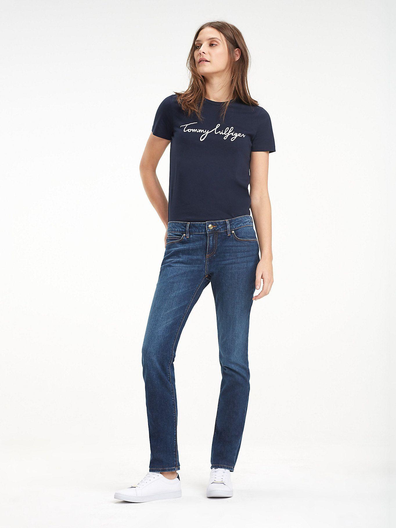 Polera Heritage Graphic C-Neck Azul Tommy Hilfiger-3