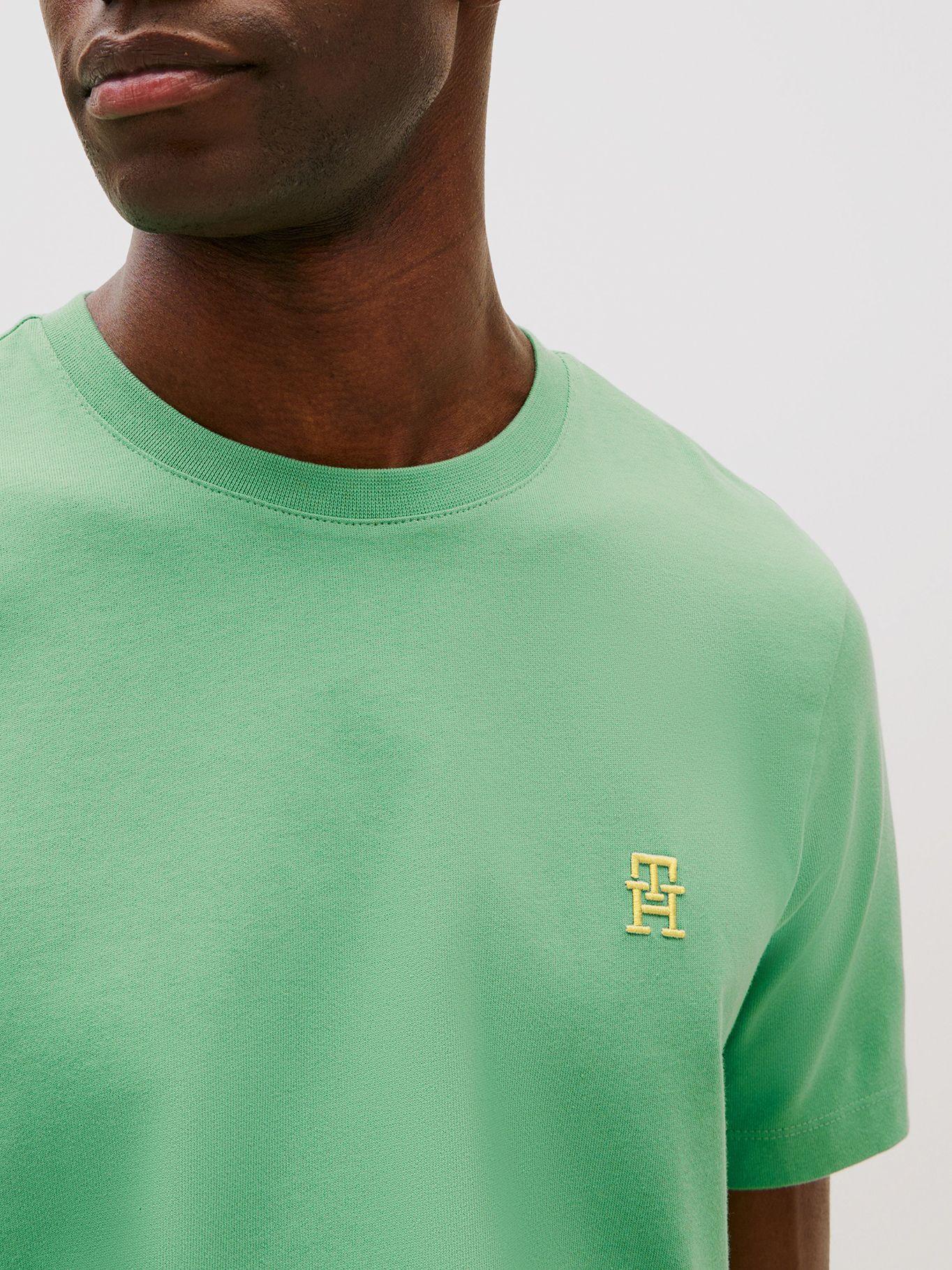 Polera Monogram Logo Verde Tommy Hilfiger-3