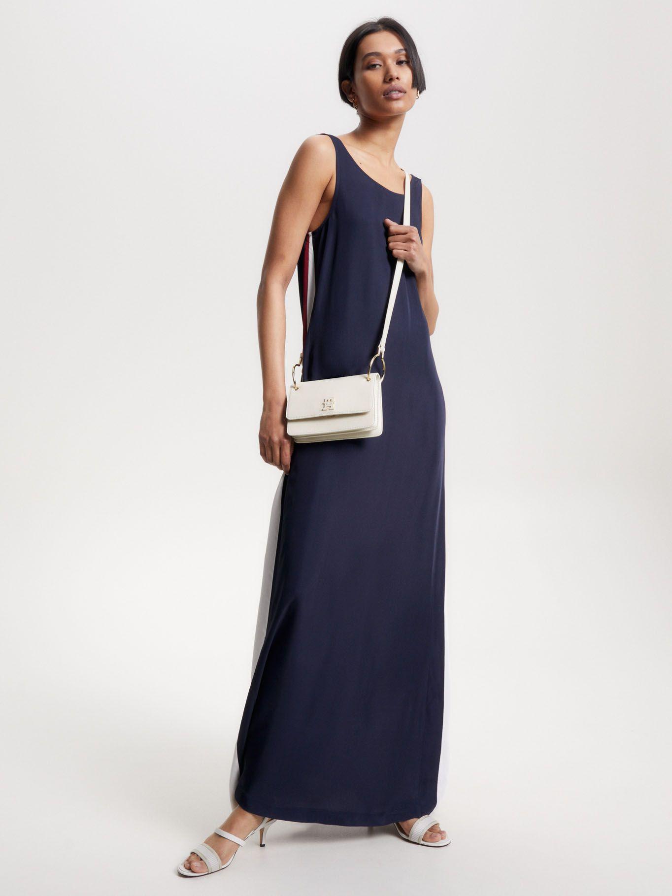 Bandolera Cruzada Con Monograma Beige Tommy Hilfiger-1