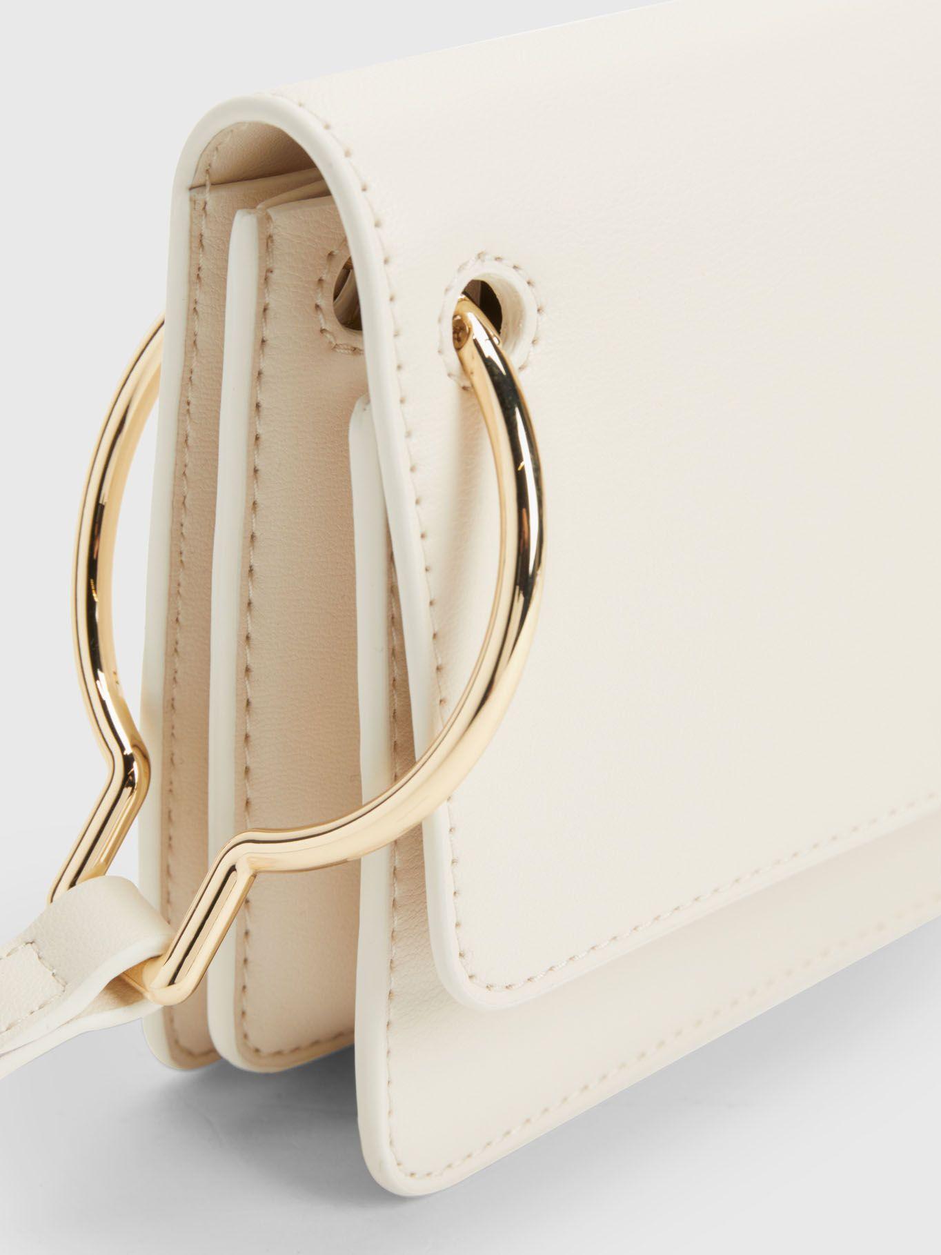 Bandolera Cruzada Con Monograma Beige Tommy Hilfiger-3