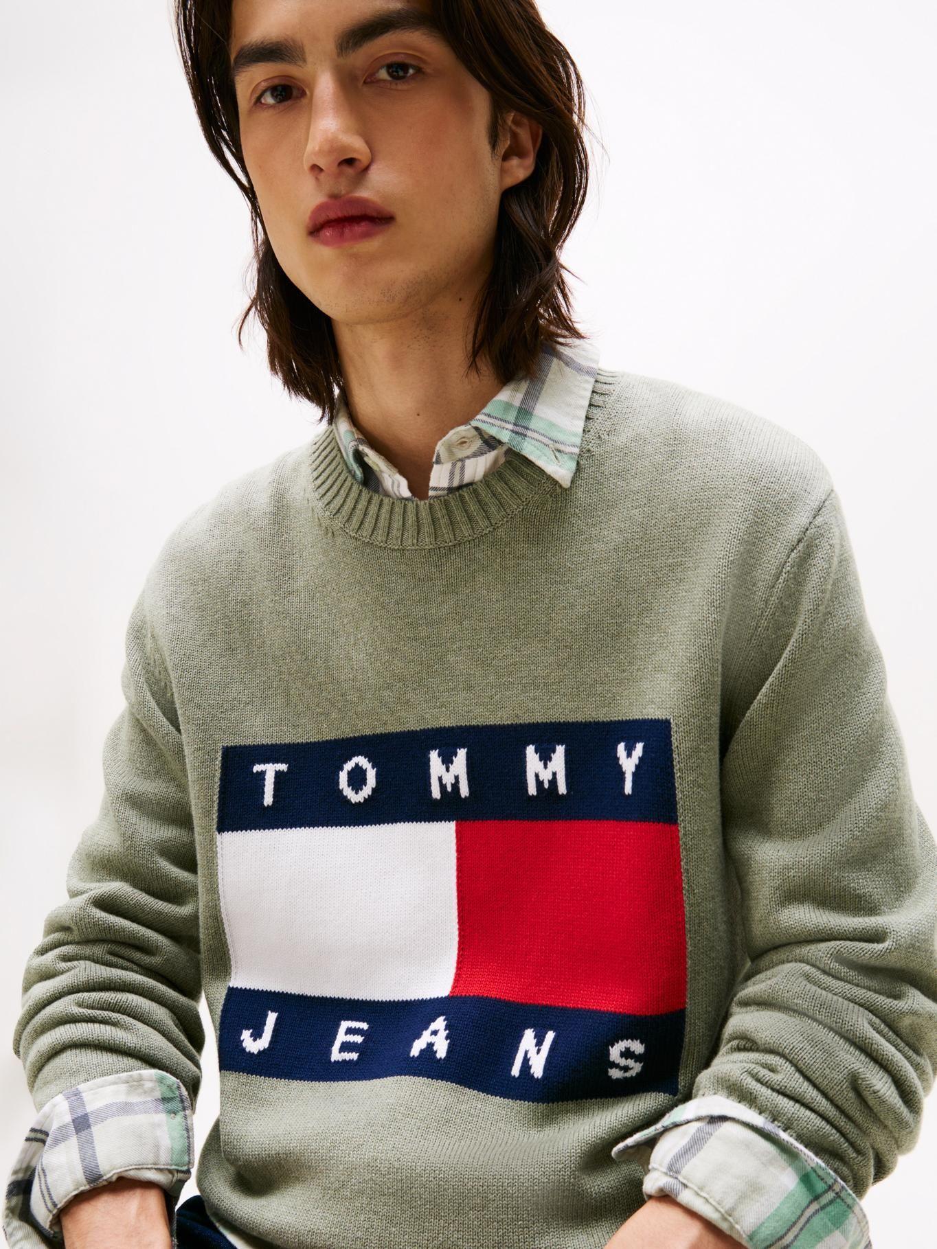 Sweater Essential Con Ogo Verde Tommy Jeans-3