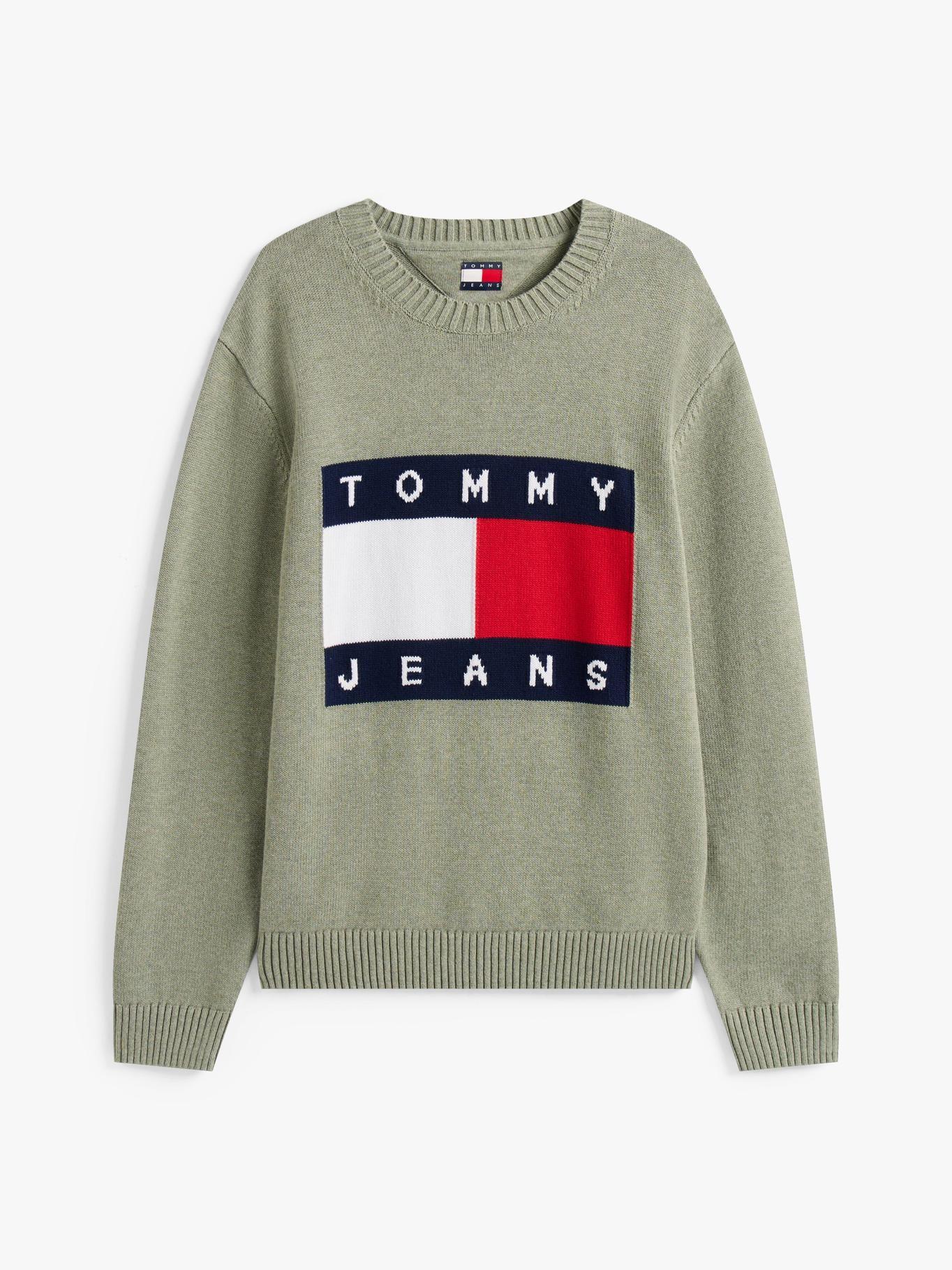 Sweater Essential Con Ogo Verde Tommy Jeans-4