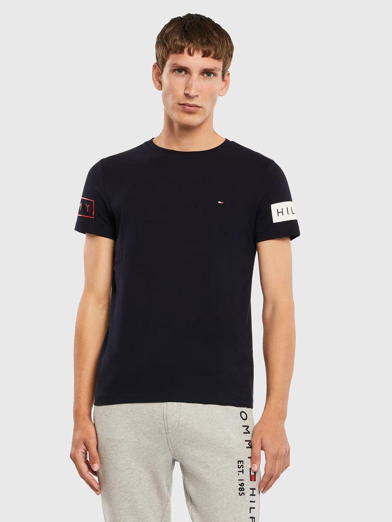 Polera Sleeve Logo Azul Tommy Hilfiger-0