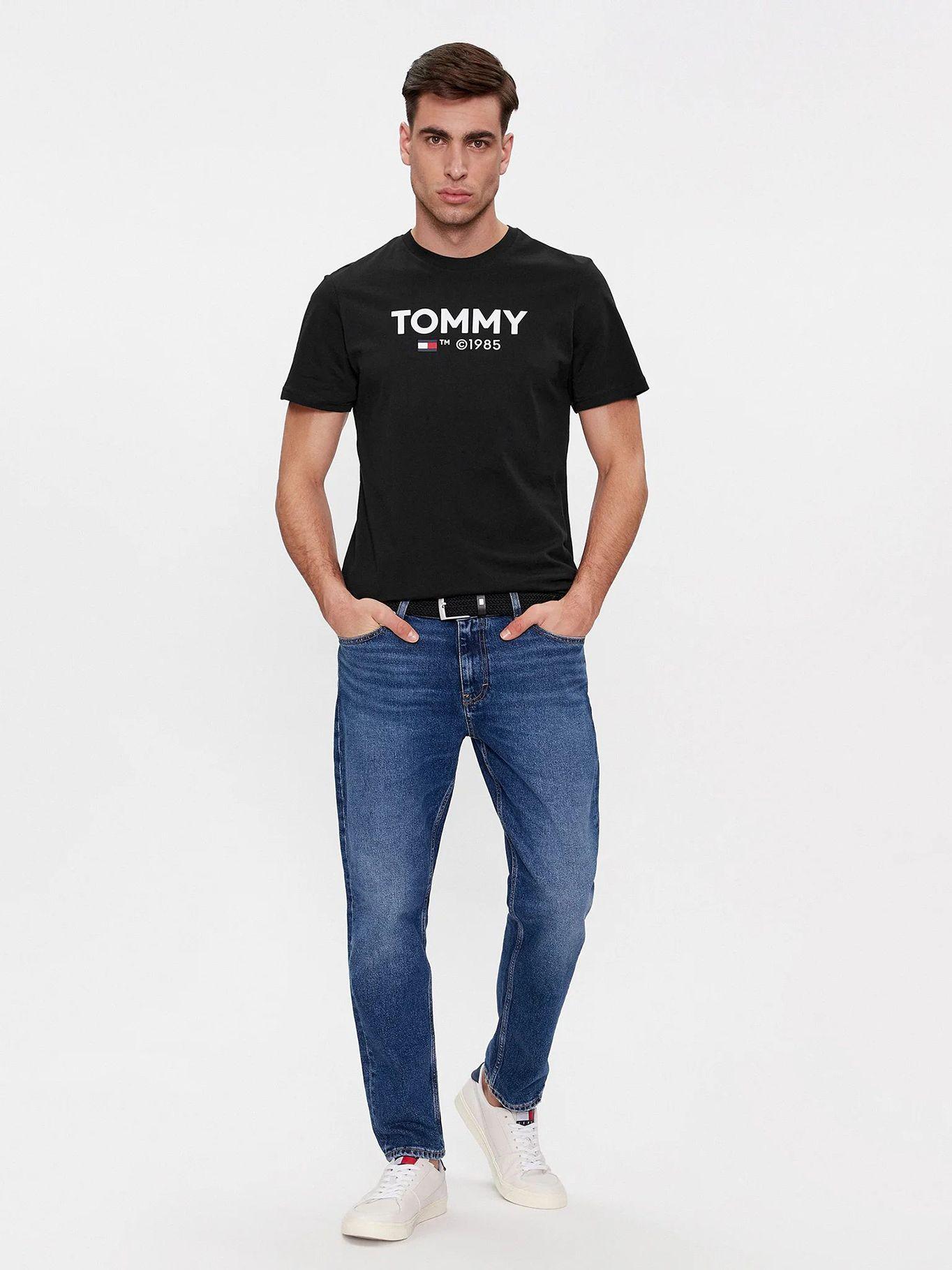 POLERA ESSENTIAL SLIM FIT Negro Tommy Hilfiger-1