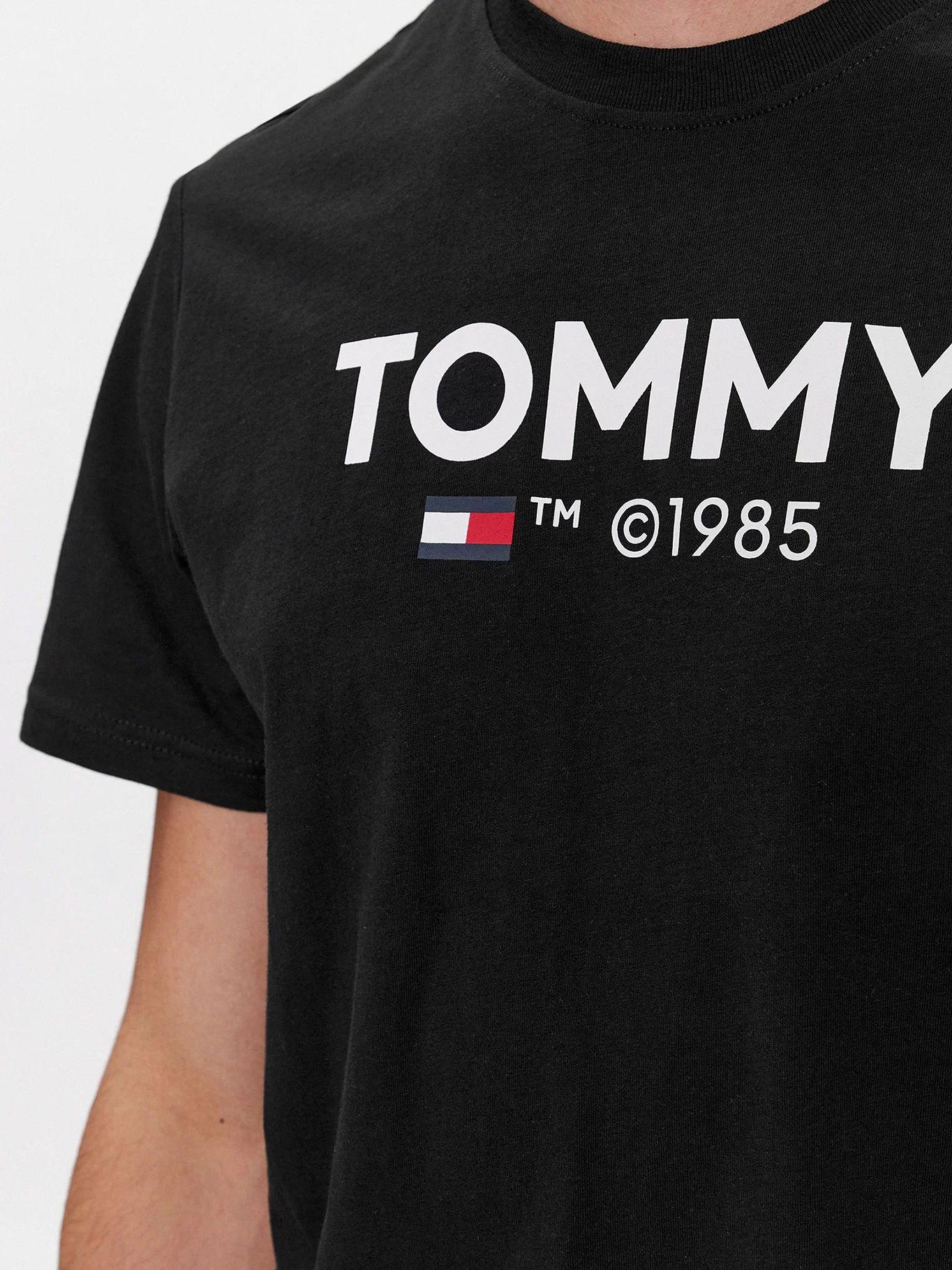 POLERA ESSENTIAL SLIM FIT Negro Tommy Hilfiger-4