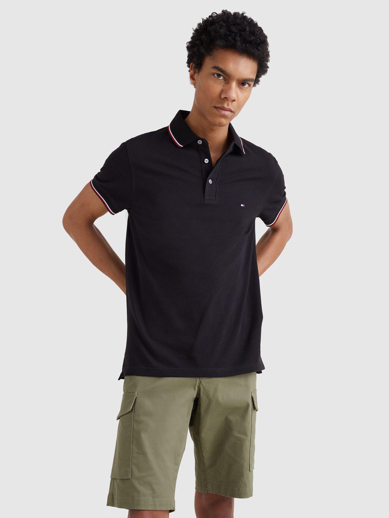 Polo Colección 1985 Slim Fit Negro Tommy Hilfiger-0
