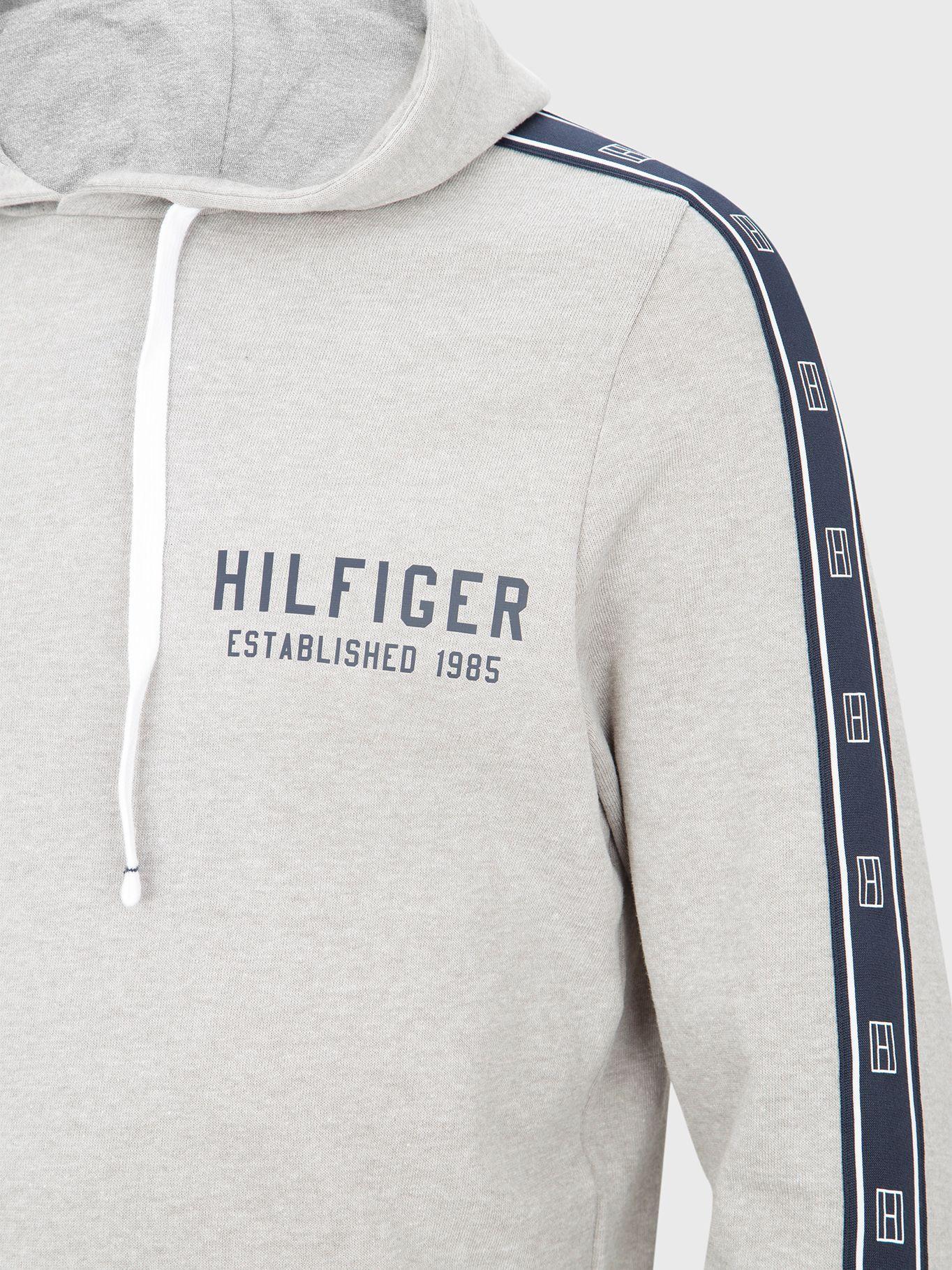 Top Hoodie Pijama Gris Tommy Hilfiger M2-2