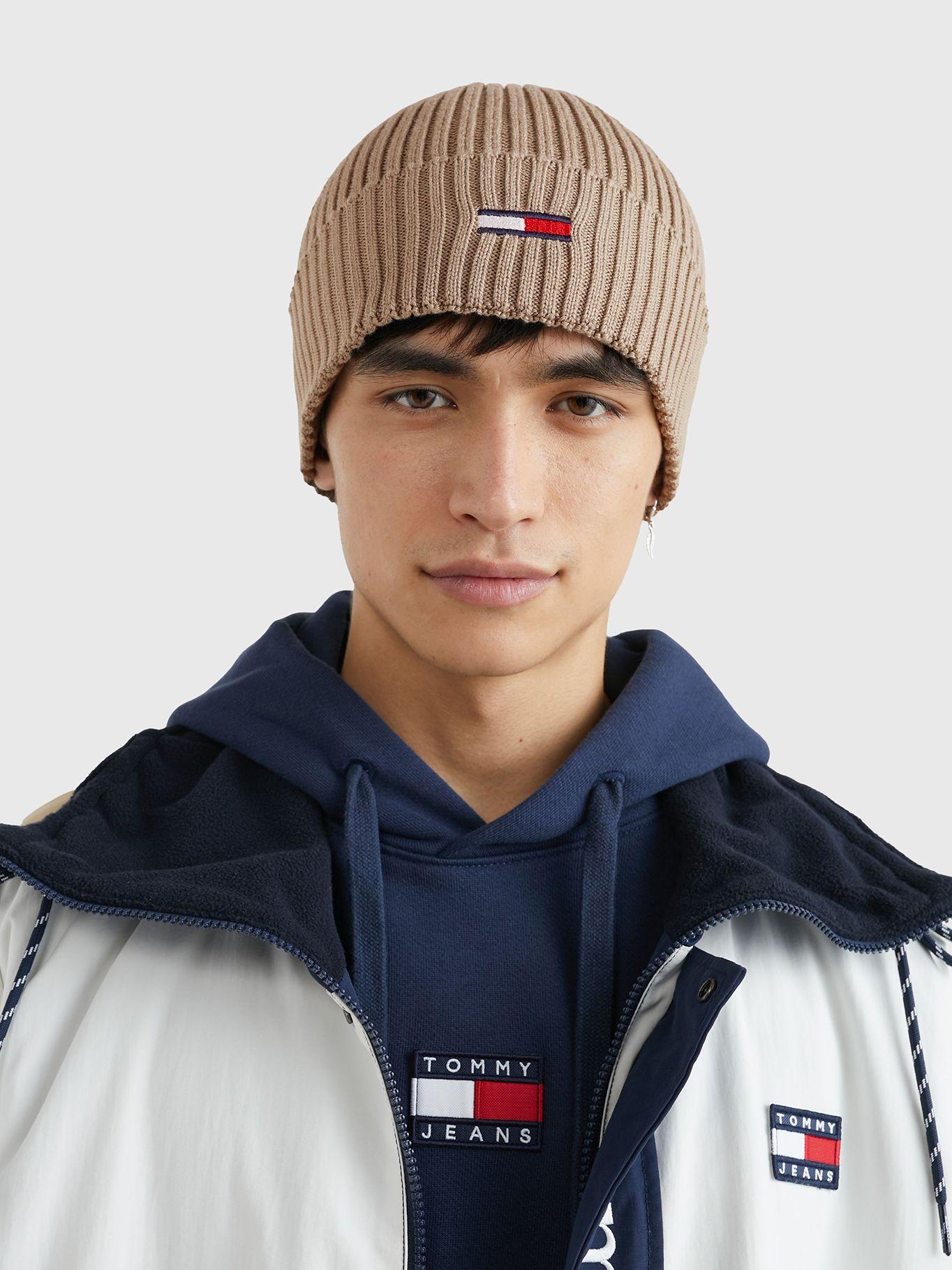 Gorro Beanie Flag Con Logo Beige Tommy Hilfiger-2