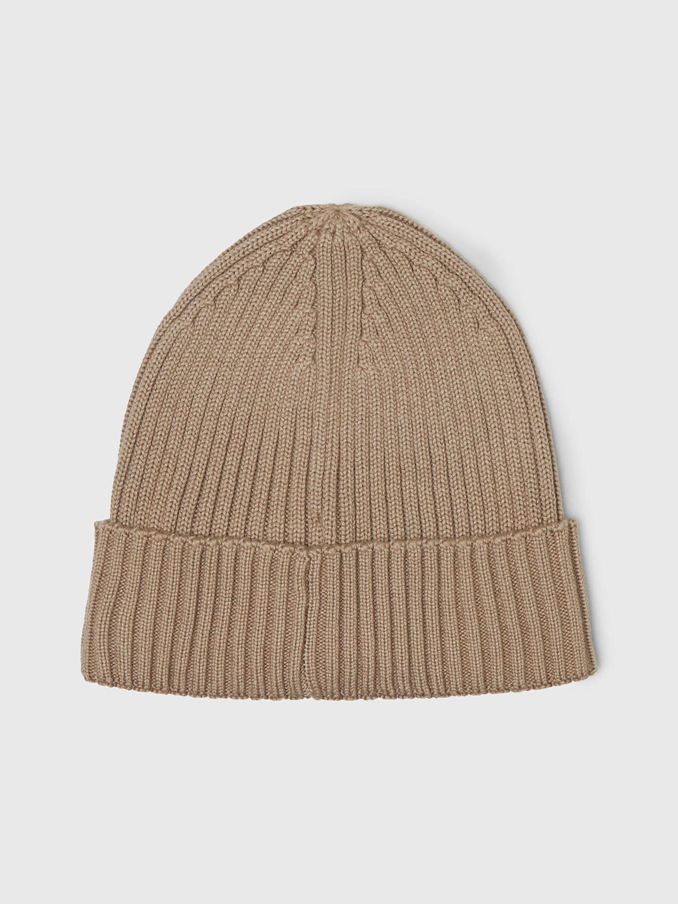 Gorro Beanie Flag Con Logo Beige Tommy Hilfiger-1