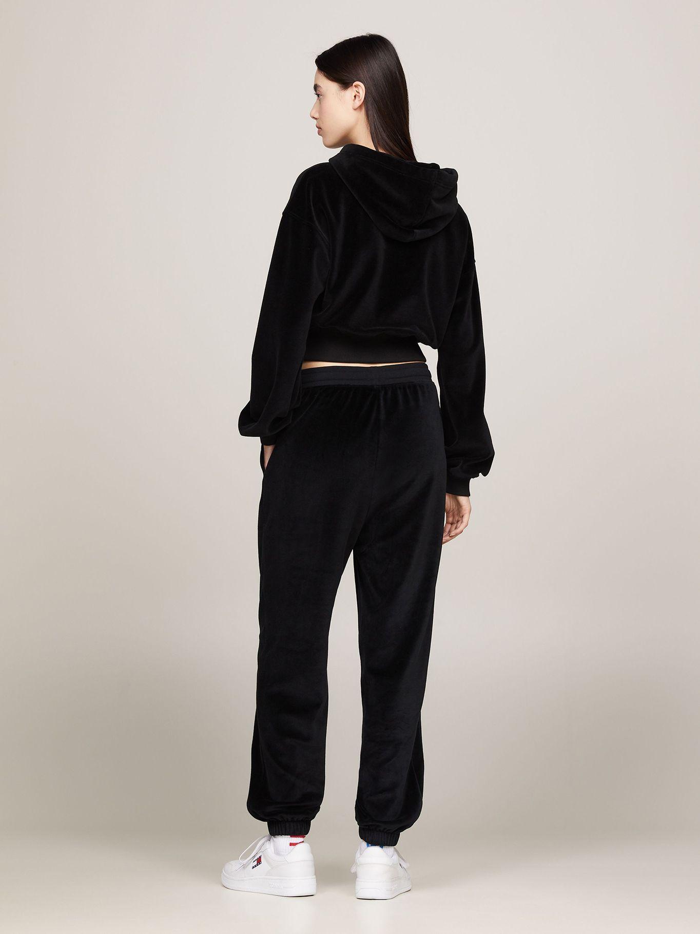 JOGGERS DE VELOUR RELAXED NEGRO TOMMY JEANS-2