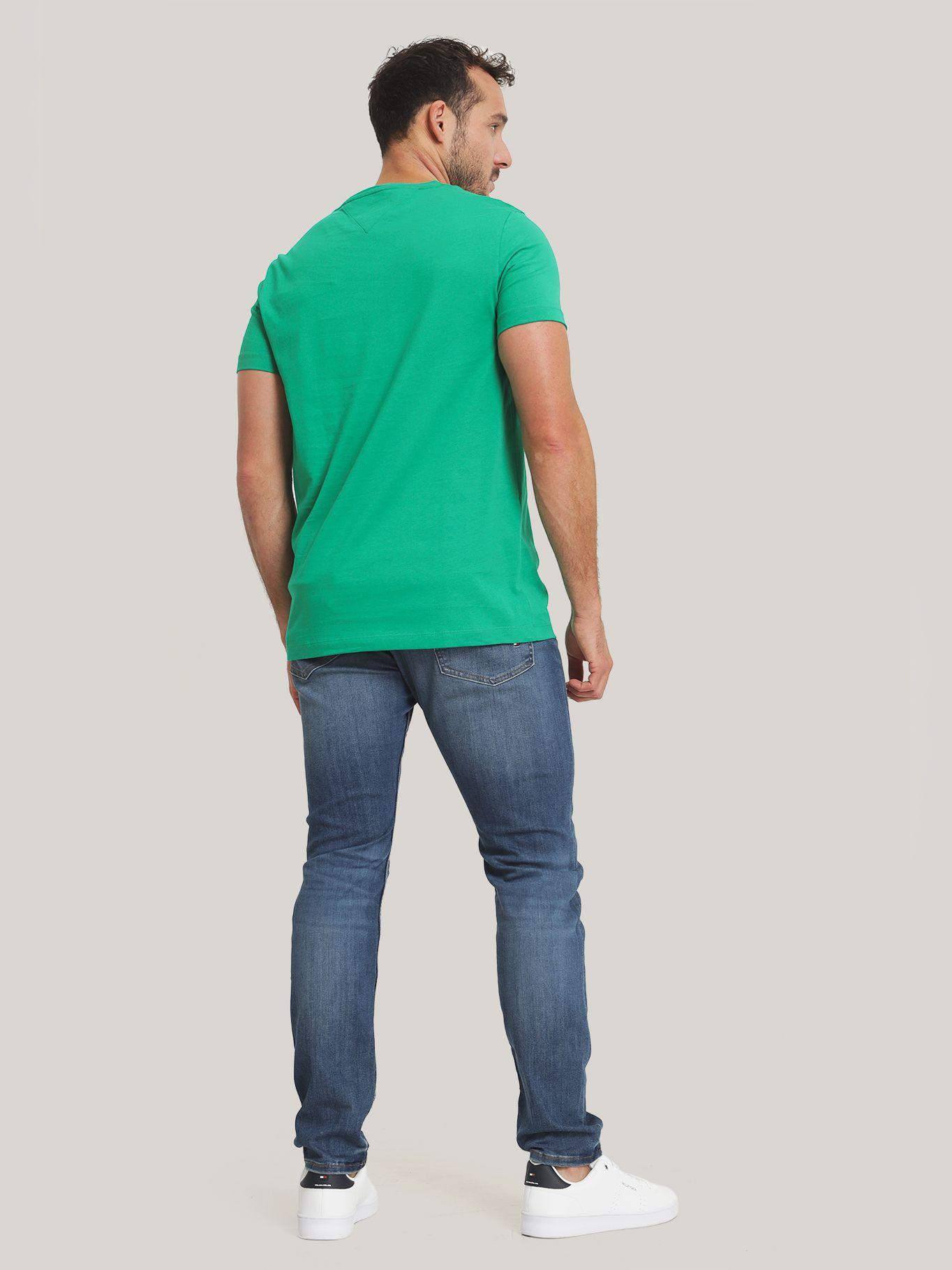 Polera Chest Logo Monotype Verde Tommy Hilfiger-2
