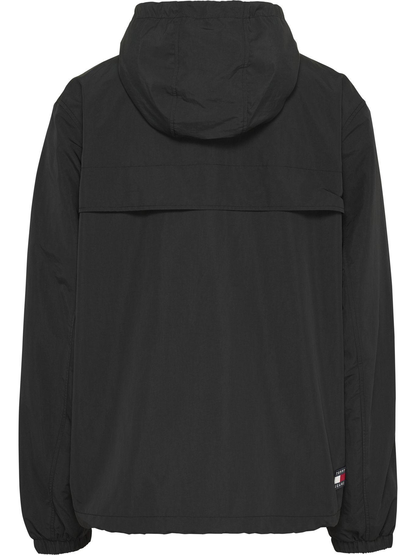 Cortavientos Plus Chicago Hoodie Negro Tommy Hilfiger-1