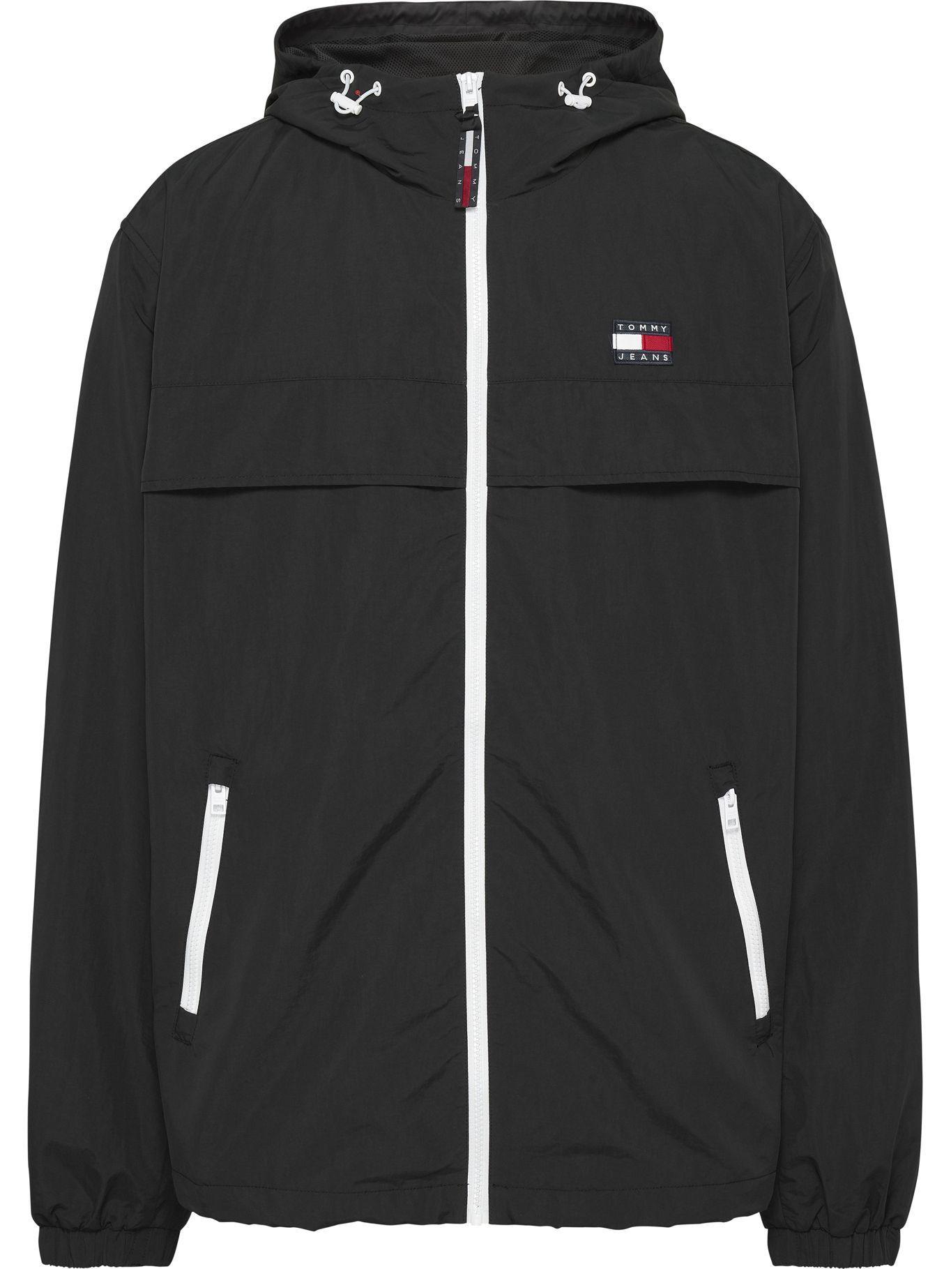 Cortavientos Plus Chicago Hoodie Negro Tommy Hilfiger-0