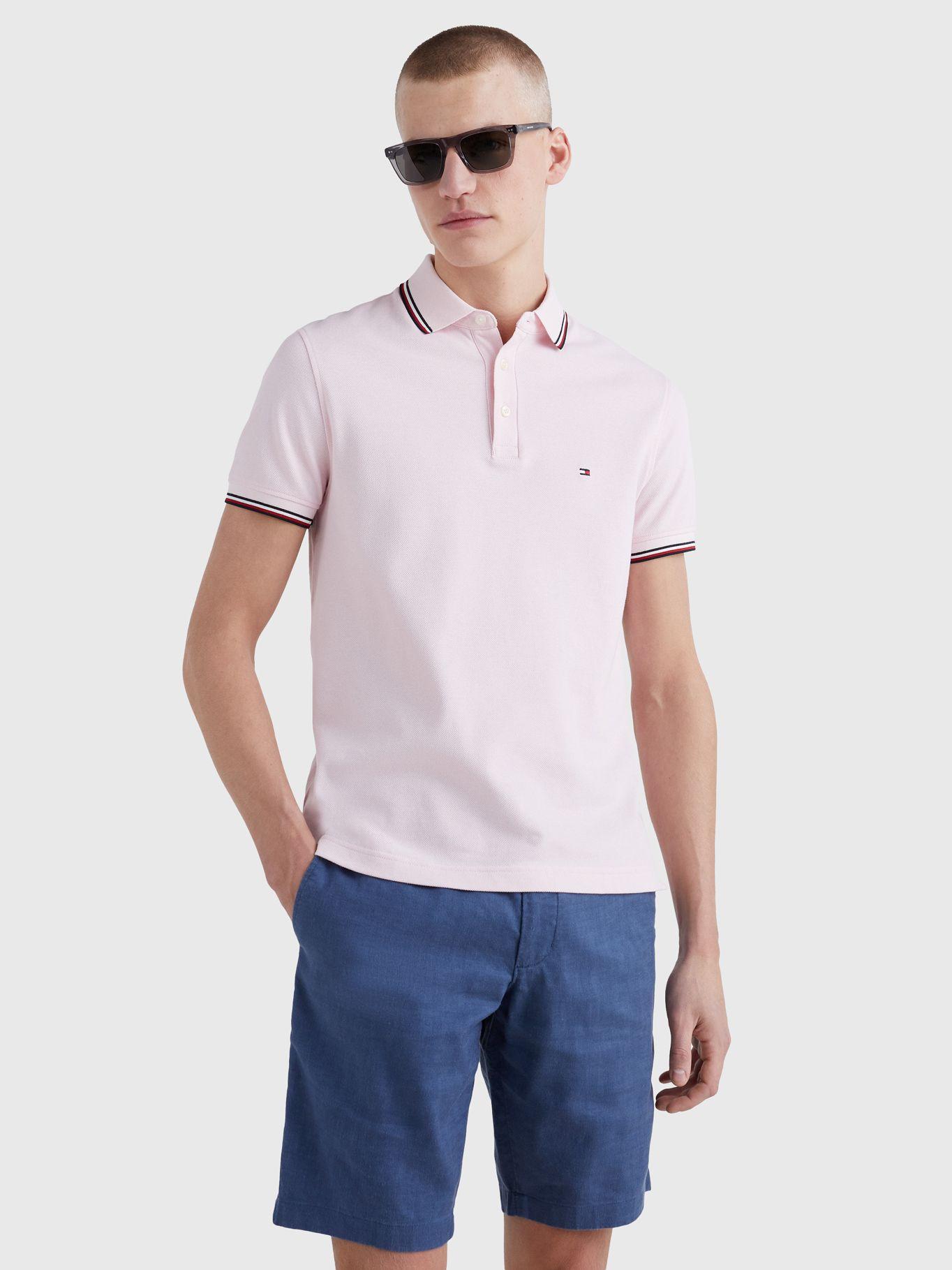 Polo Colección 1985 Slim Fit Rosado Tommy Hilfiger-0