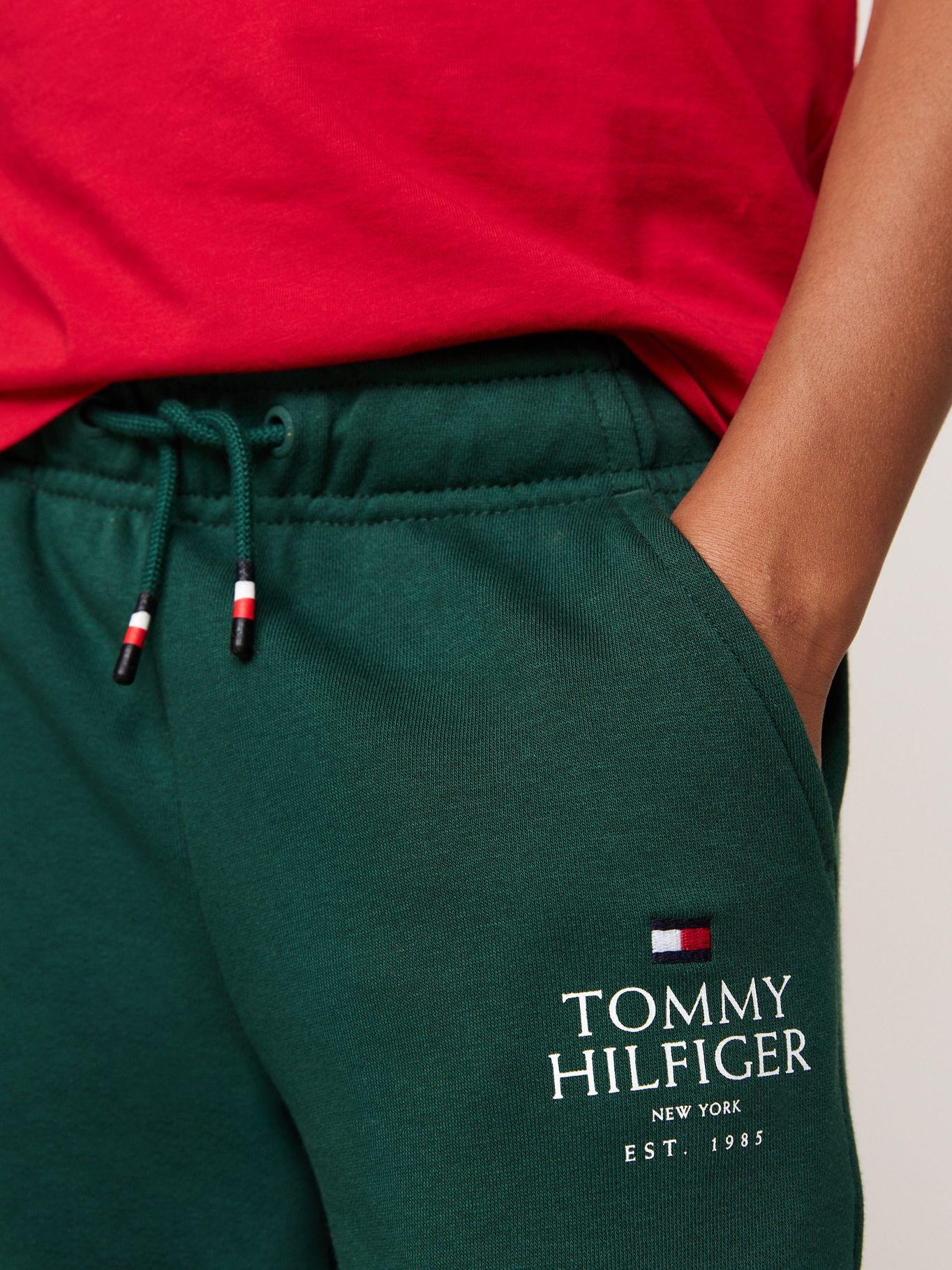 Joggers De Niño Con Logo Gráfico Verde Tommy Hilfiger-3