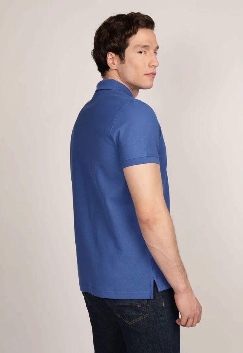 Polo Vertical Logo Corte Regular Azul Tommy Hilfiger-2