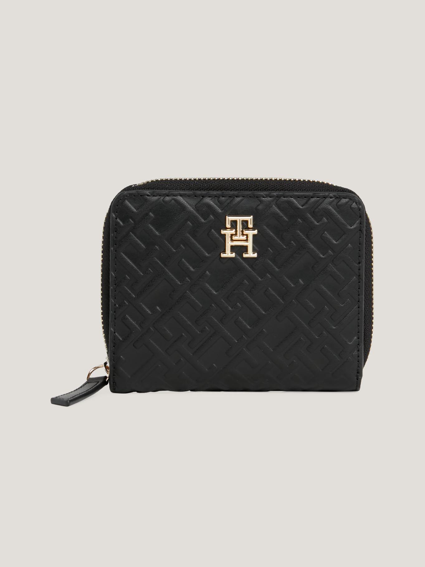 Billetera Monogram En Relieve Negro Tommy Hilfiger-0