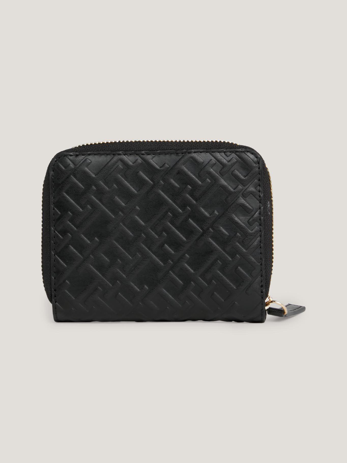 Billetera Monogram En Relieve Negro Tommy Hilfiger-1