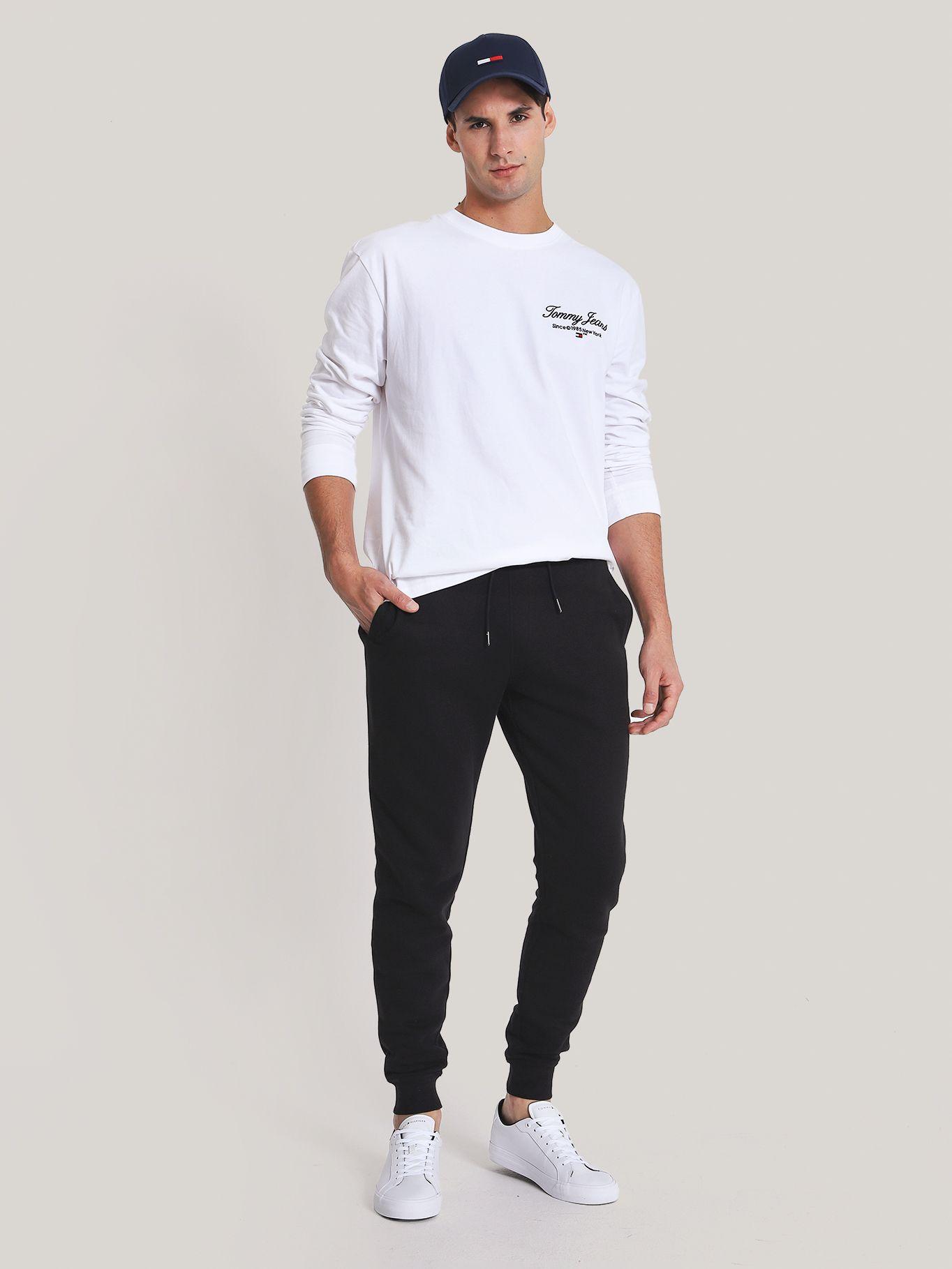 JOGGERS FLAG LOGO NEGRO TOMMY HILFIGER-1