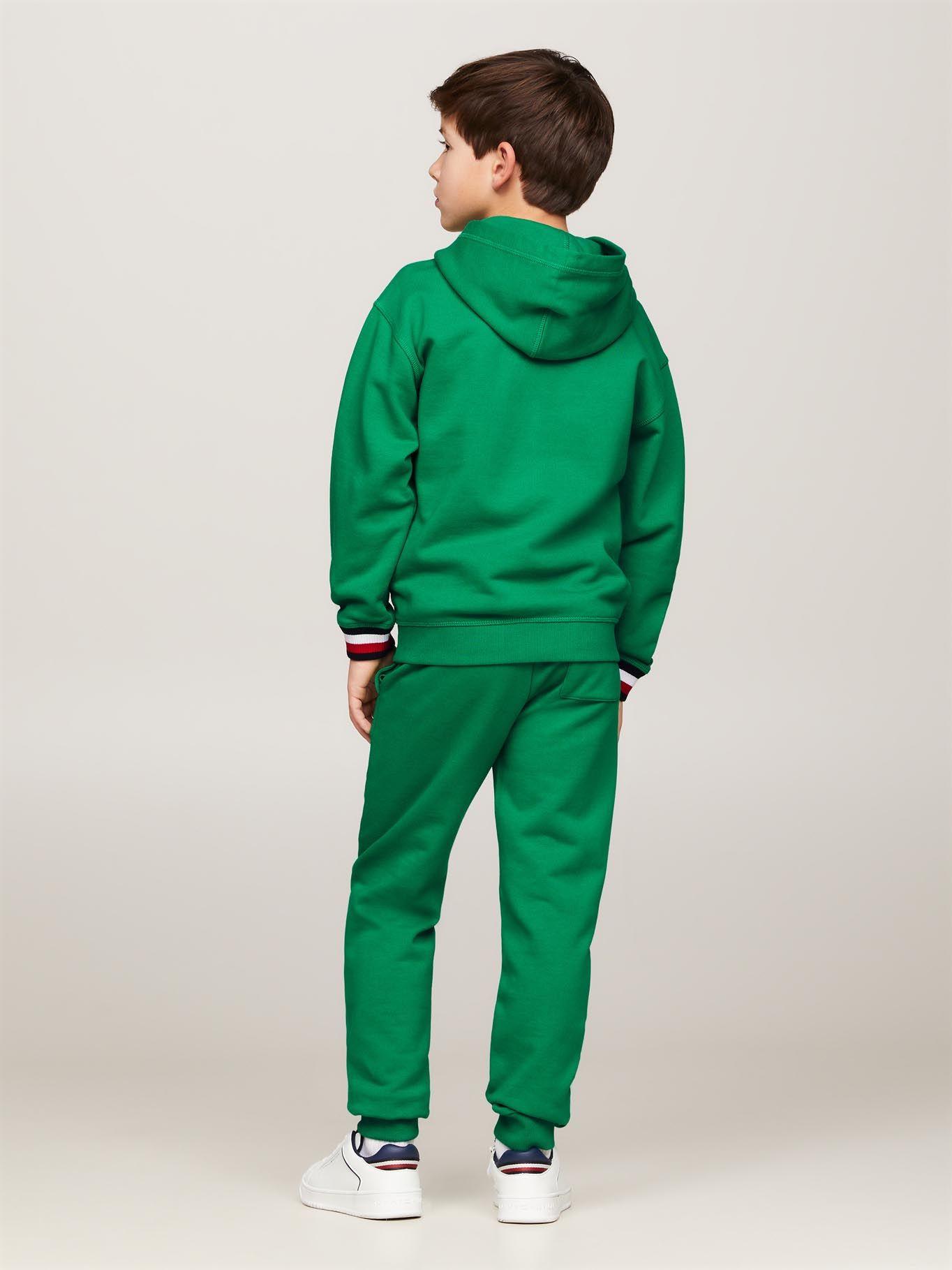 Polerón Hoodie Logo Monogram Verde Tommy Hilfiger-2