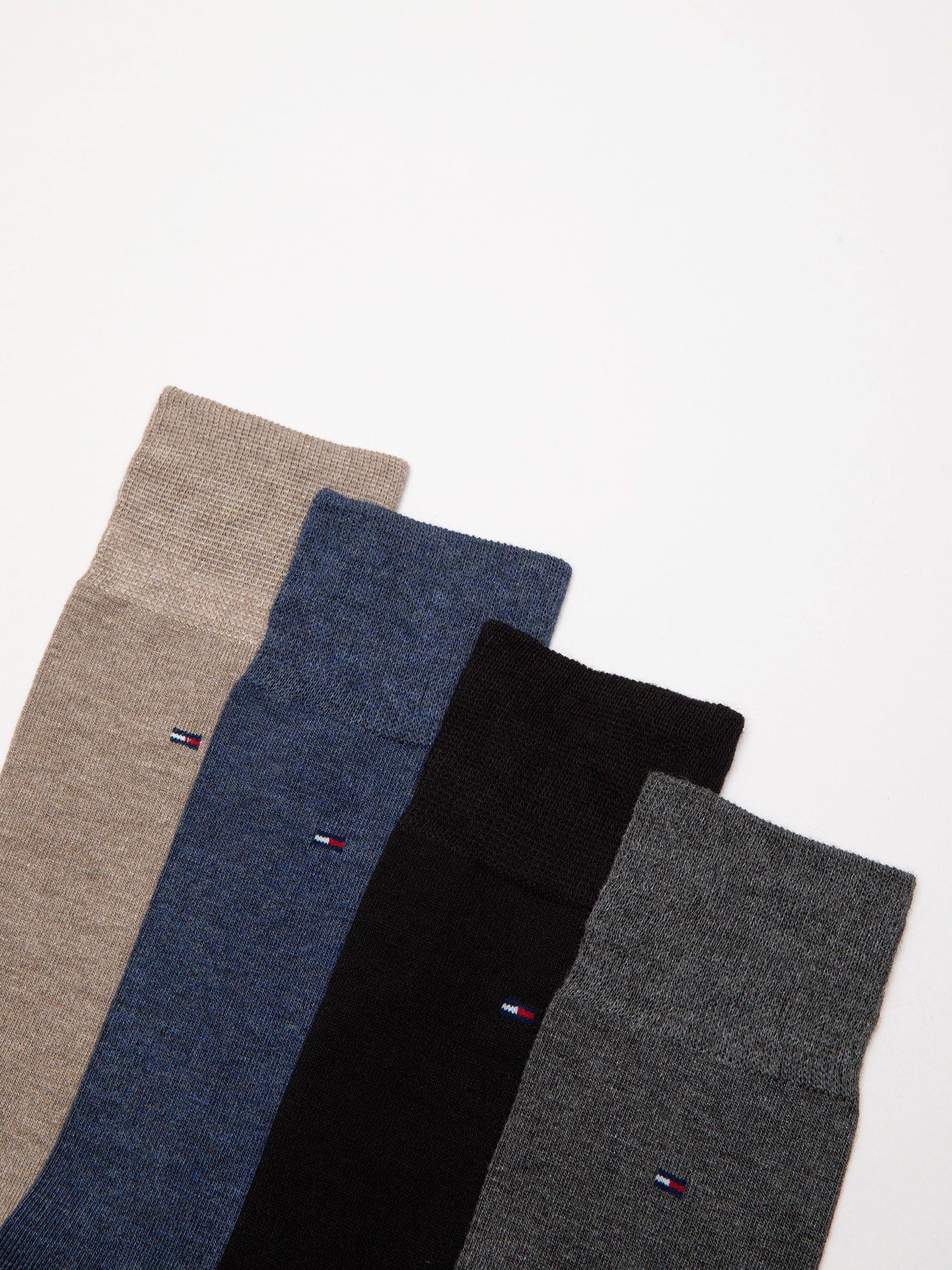 Pack De 4 Calcetines Para Vestir Azul Tommy Hilfiger-2