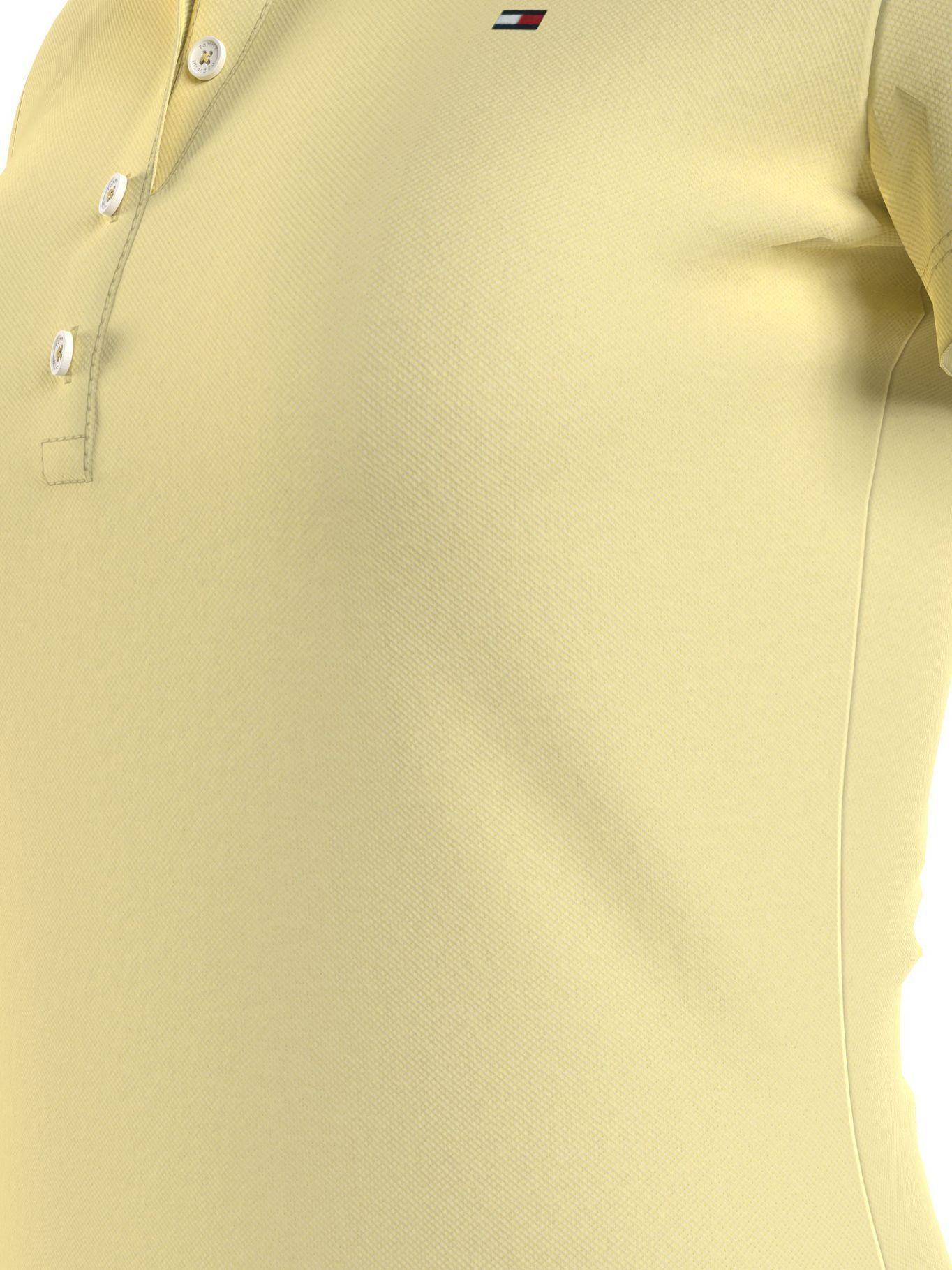 Polo Básica Slim Fit Amarillo Tommy Hilfiger JN2-4