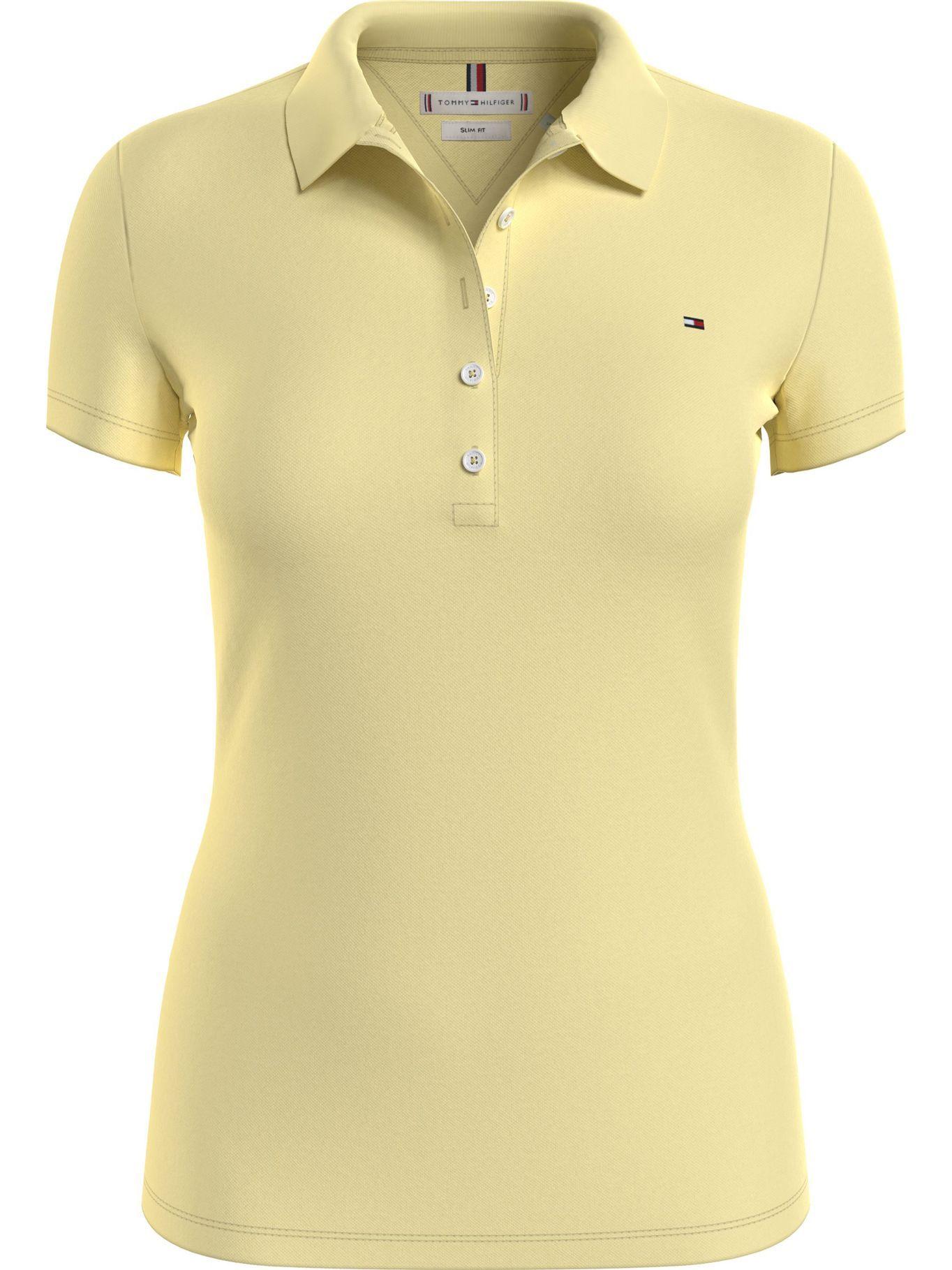Polo Básica Slim Fit Amarillo Tommy Hilfiger JN2-0