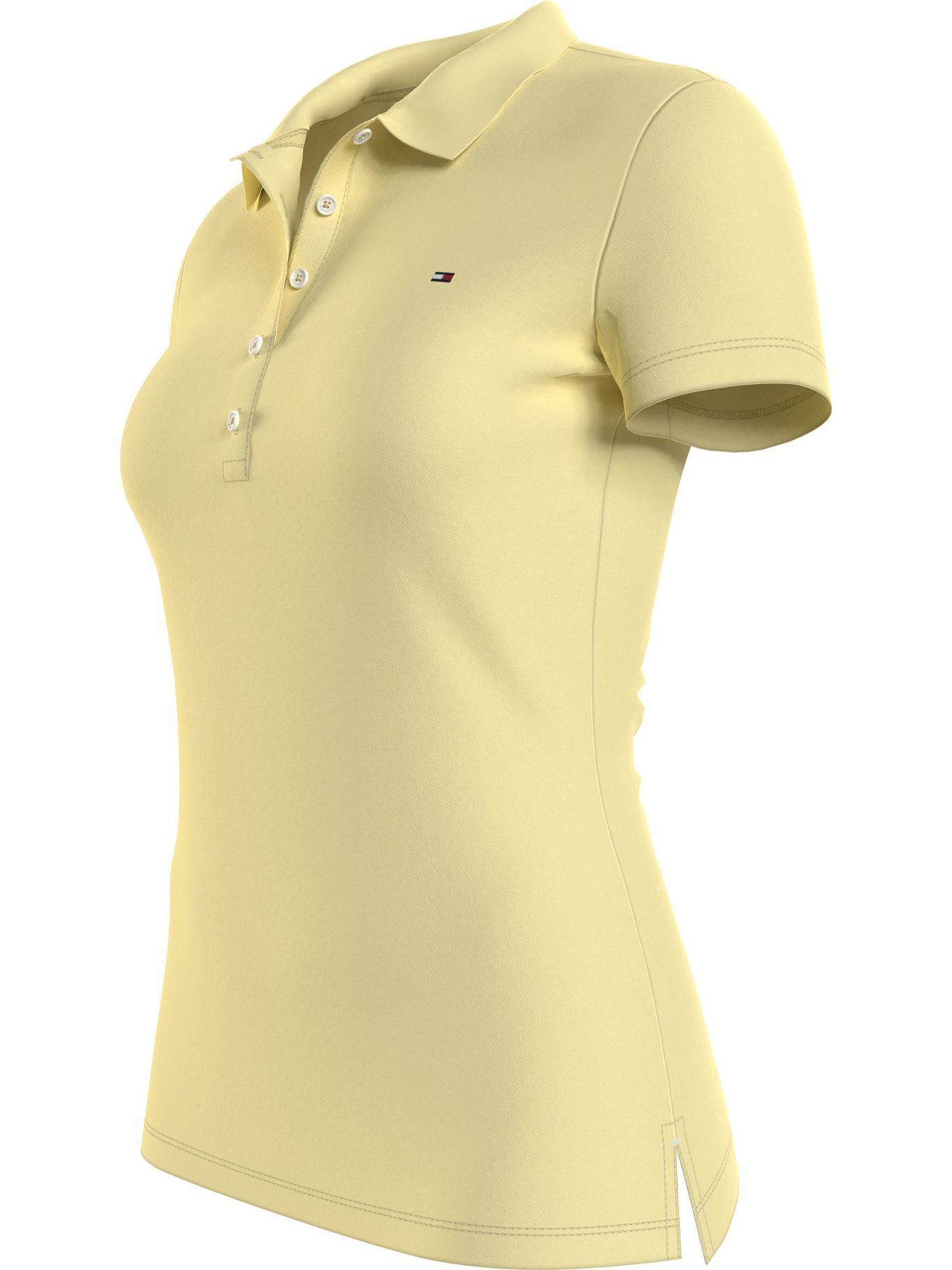 Polo Básica Slim Fit Amarillo Tommy Hilfiger JN2-3