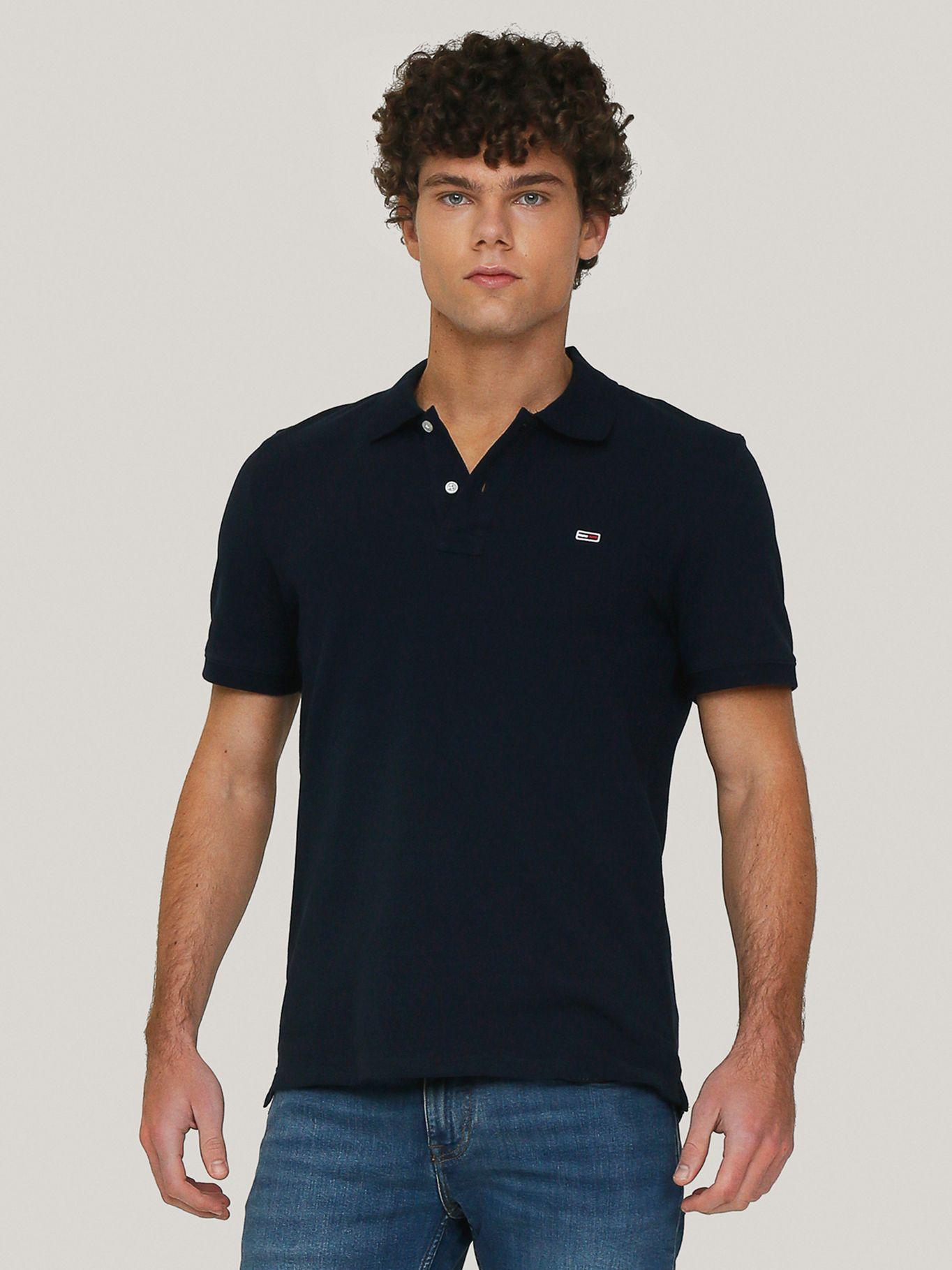 Polo Essential Con Logo Azul Tommy Jeans-0