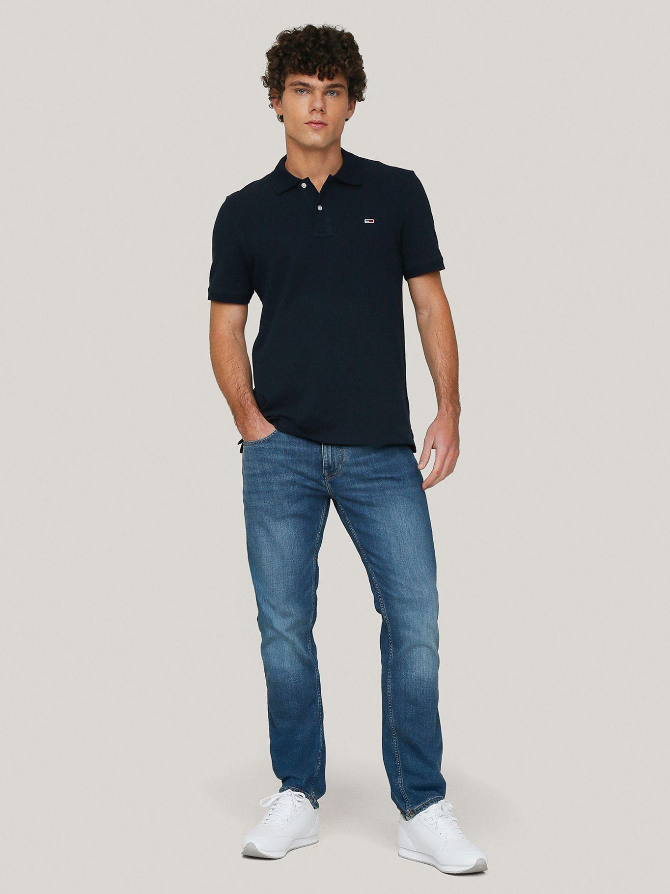 Polo Essential Con Logo Azul Tommy Jeans-1