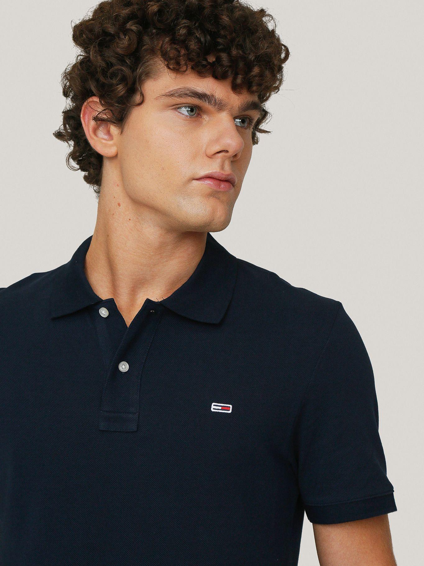 Polo Essential Con Logo Azul Tommy Jeans-4