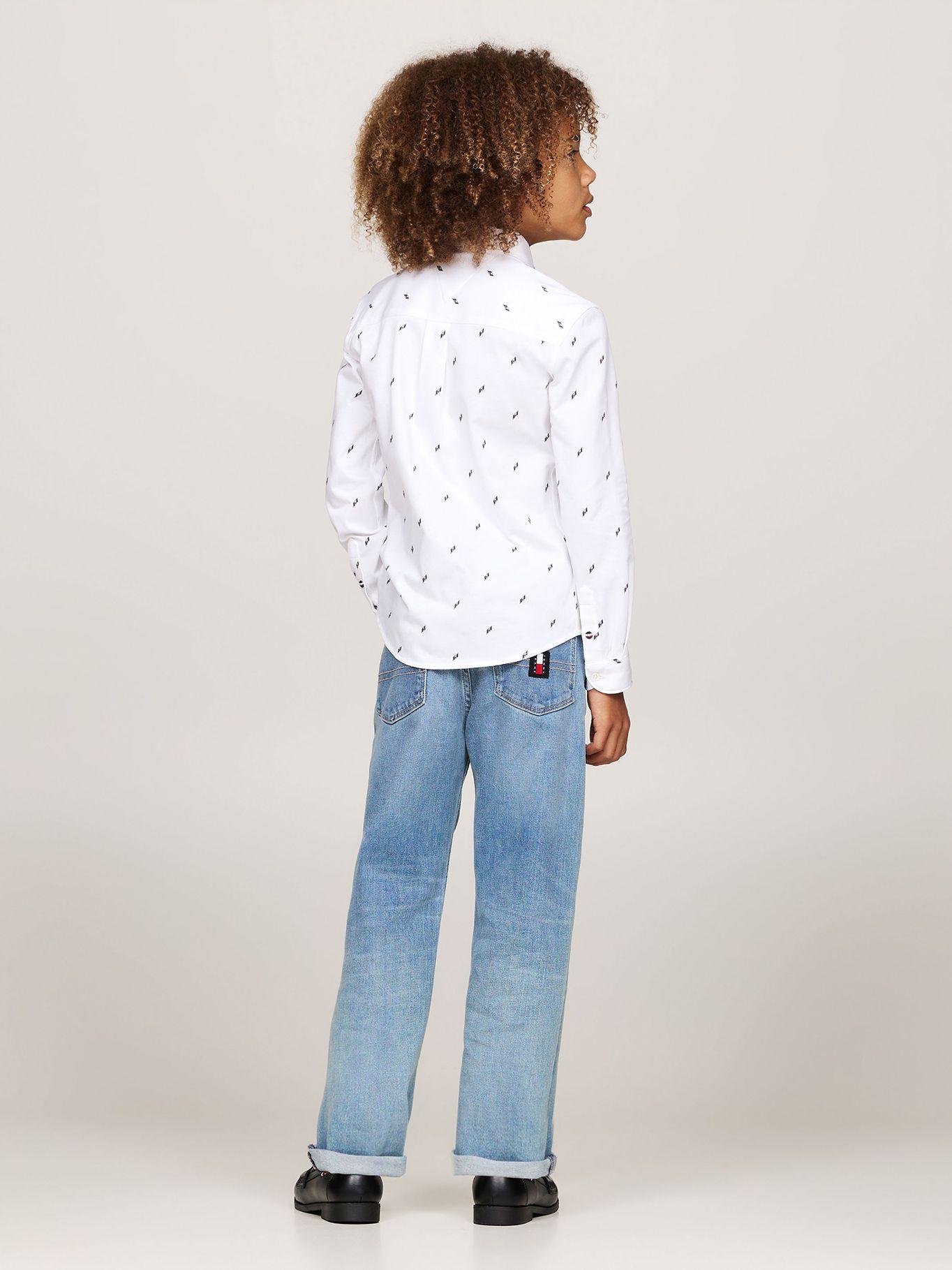 Camisa Con Estampado Y Logo Blanco Tommy Hilfiger-2