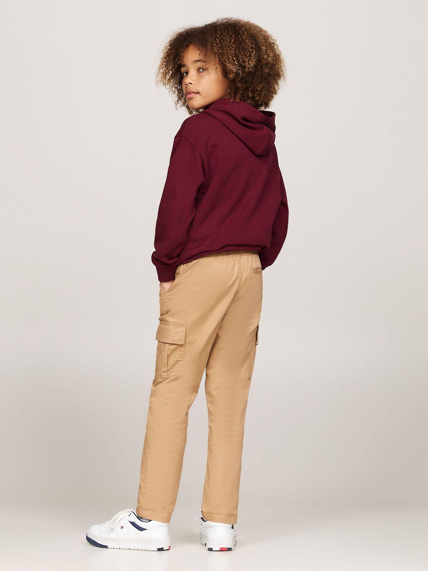 Pantalón Cargo De Algodón Con Logo Beige Tommy Hilfiger-2