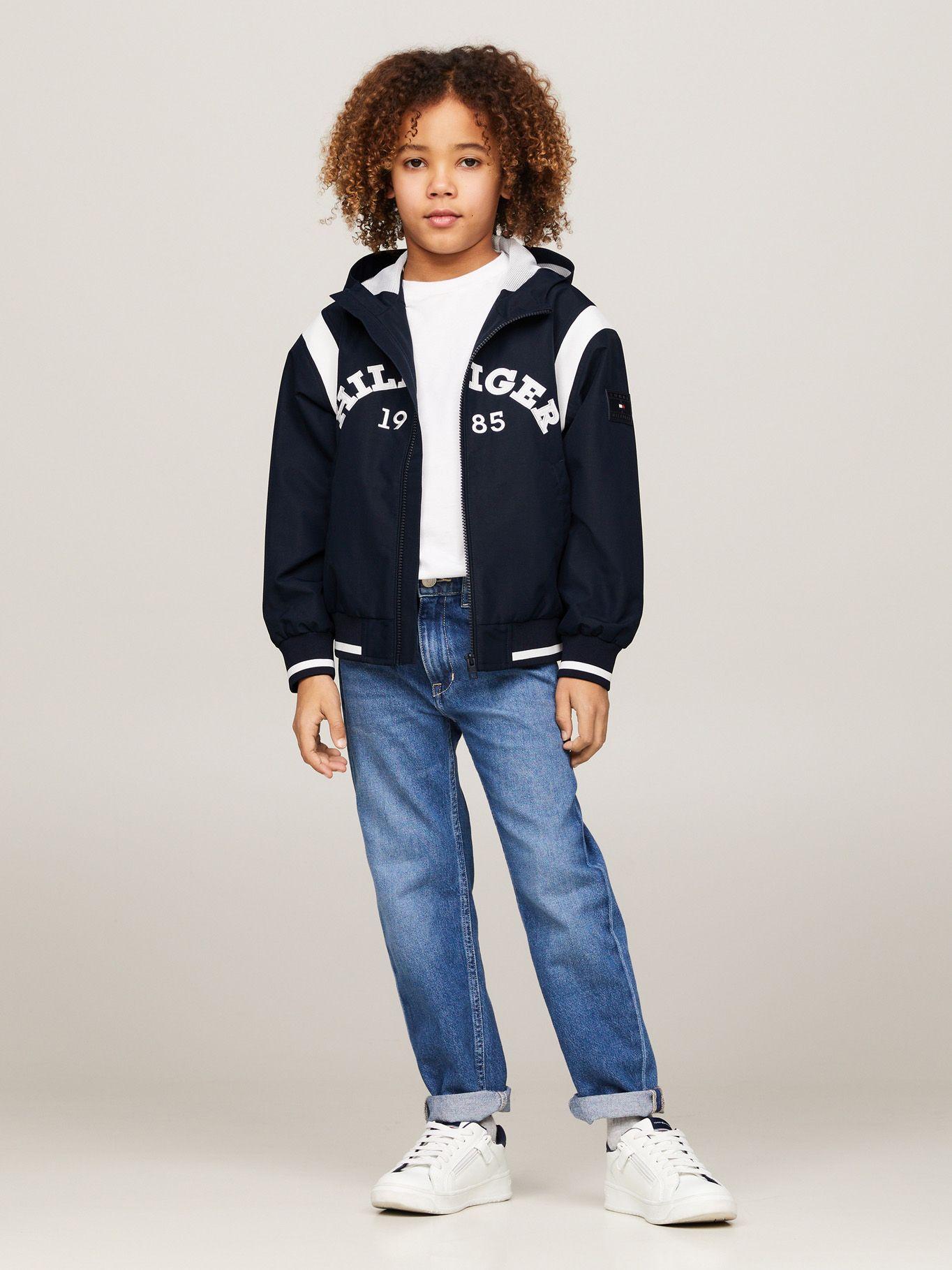 Chaqueta Hoodie 1985 Con Logo Azul Tommy Hilfiger-1