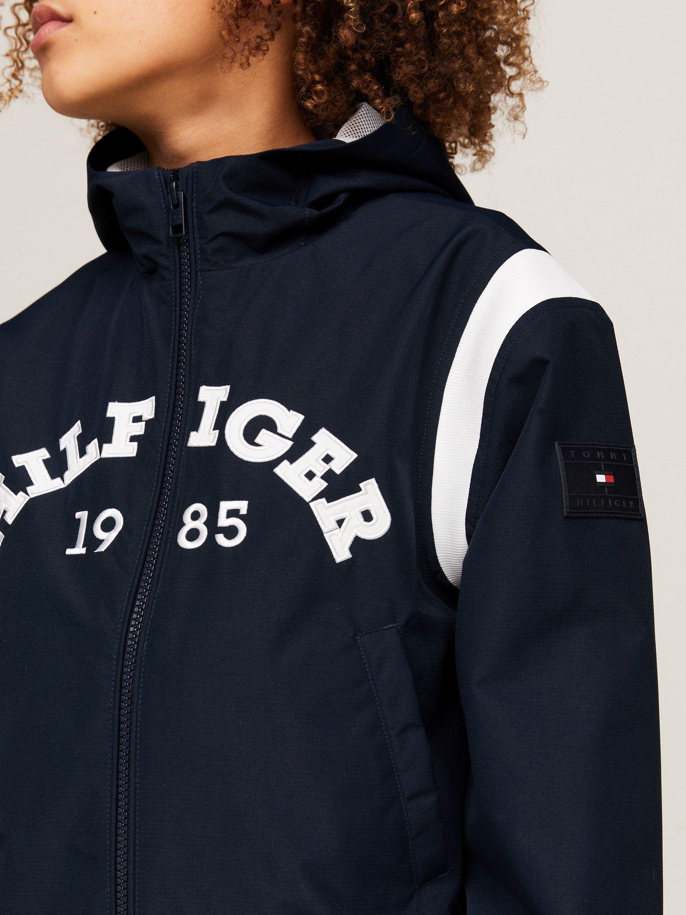 Chaqueta Hoodie 1985 Con Logo Azul Tommy Hilfiger-3
