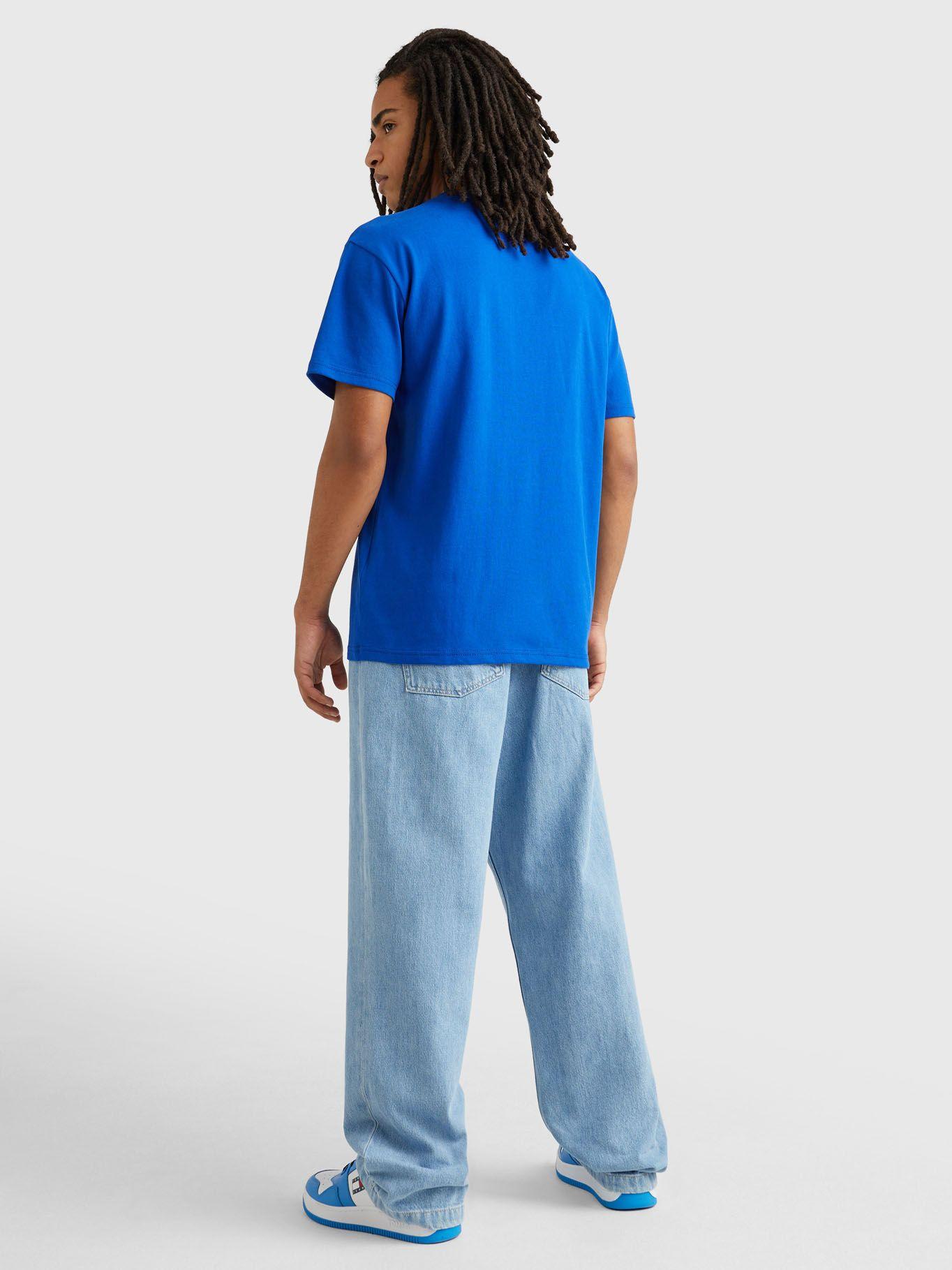 Polera Classic Parche Azul Tommy Jeans-2