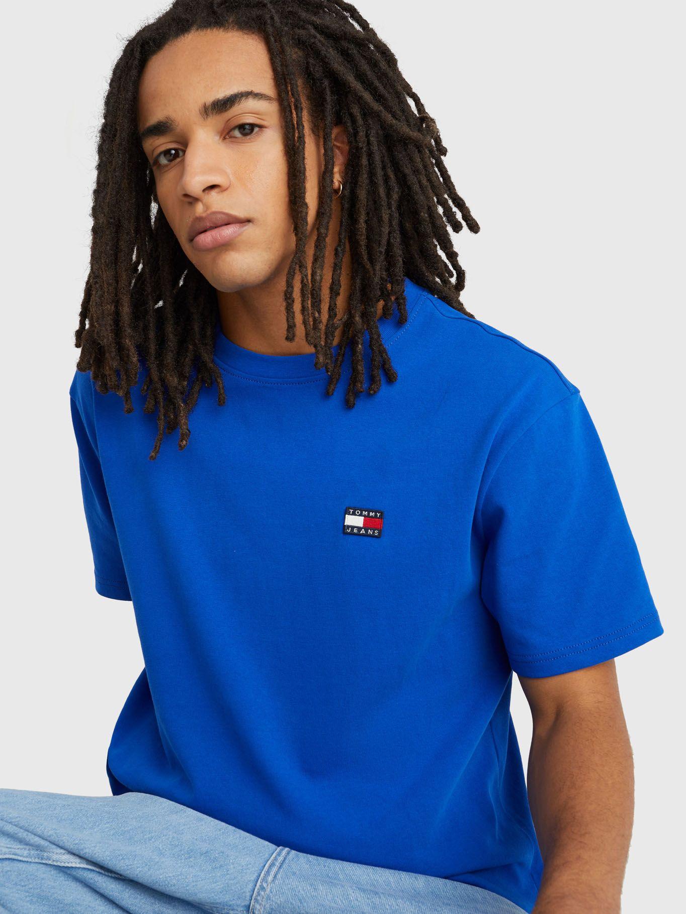 Polera Classic Parche Azul Tommy Jeans-3