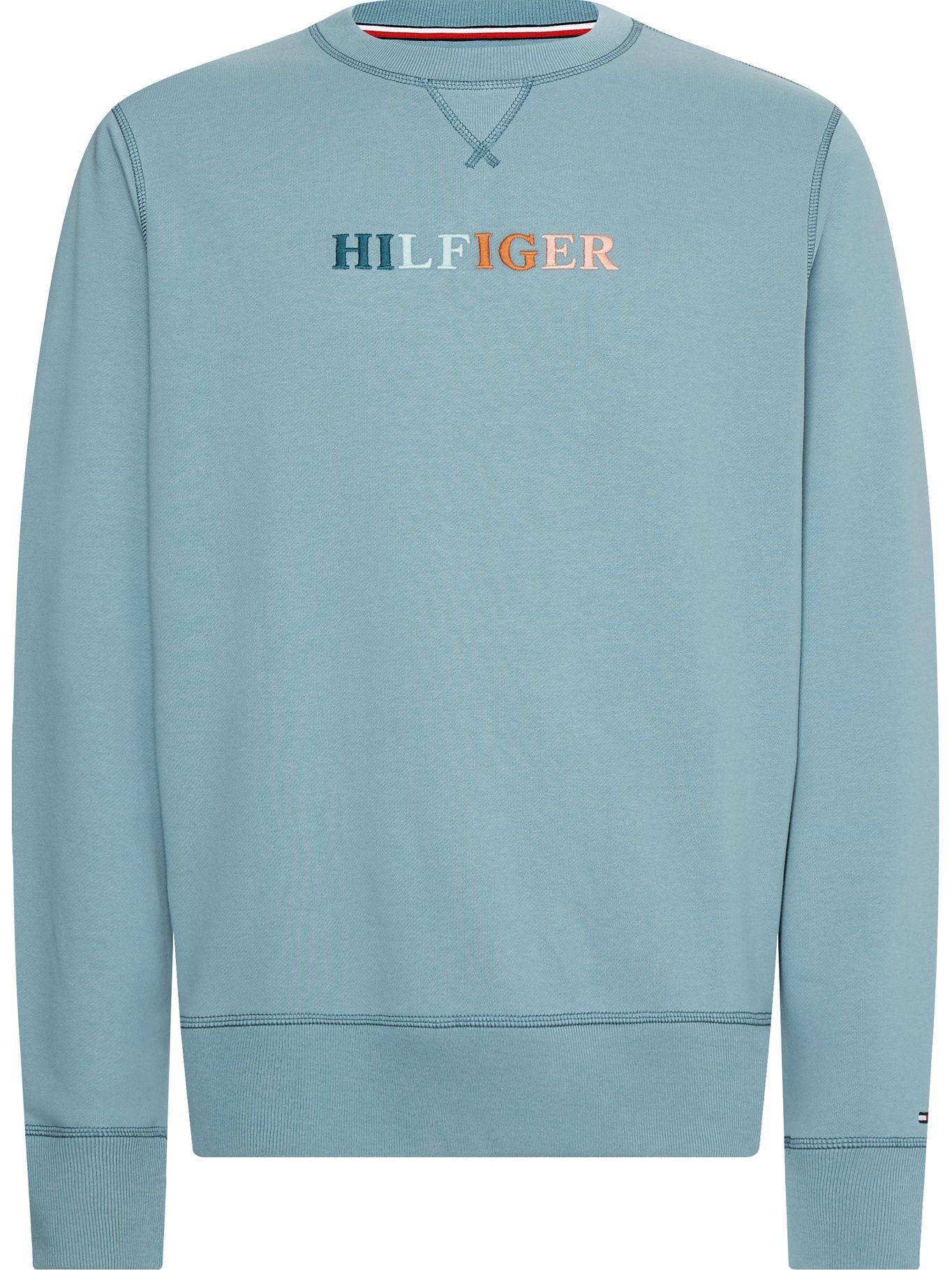 Polerón Con Logo Multi Color Celeste Tommy Hilfiger-0