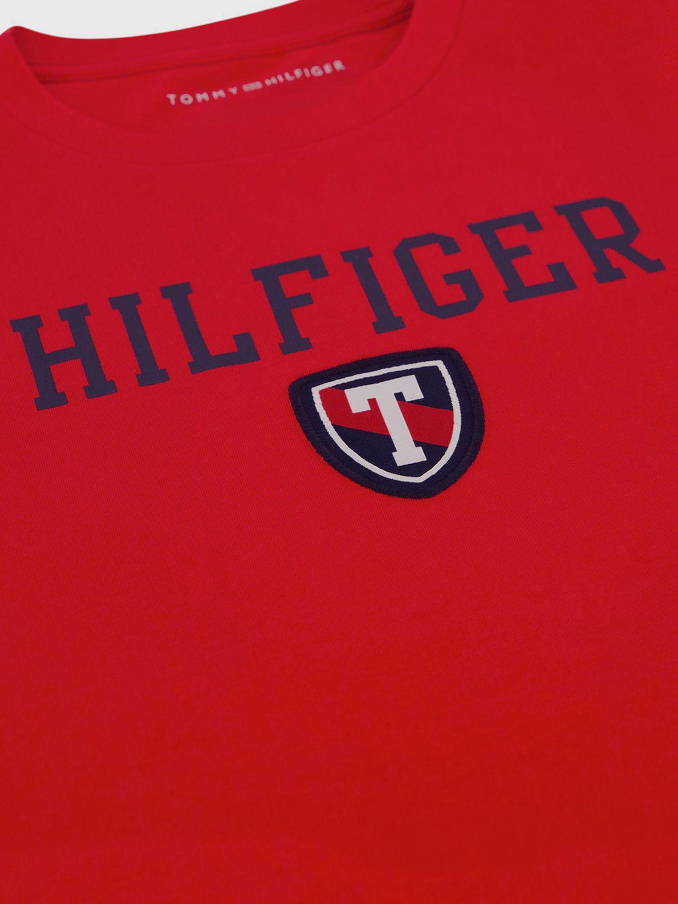 Polera De Niño De Logo Gráfico Rojo Tommy Hilfiger-2