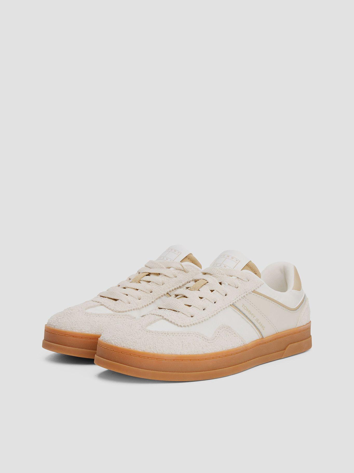 Zapatillas The Greenwich De Cuero Beige Tommy Jeans-0